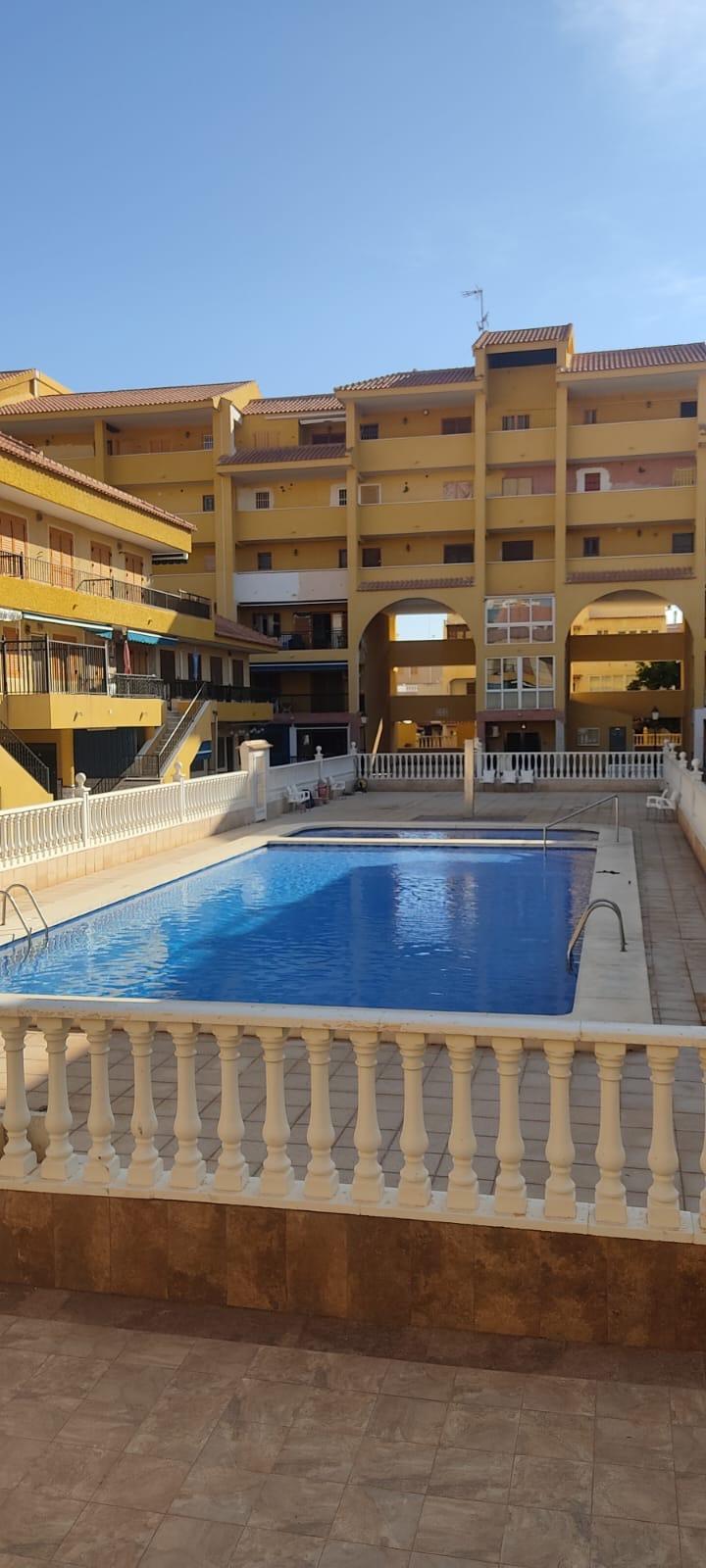 Townhouse for sale in Los Europeos, Torrevieja - exterior of the complex near La Mata Beach