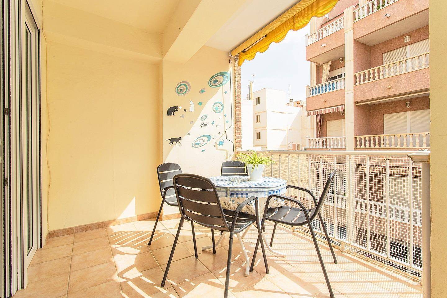 Kitchen area in apartment, Playa del cura