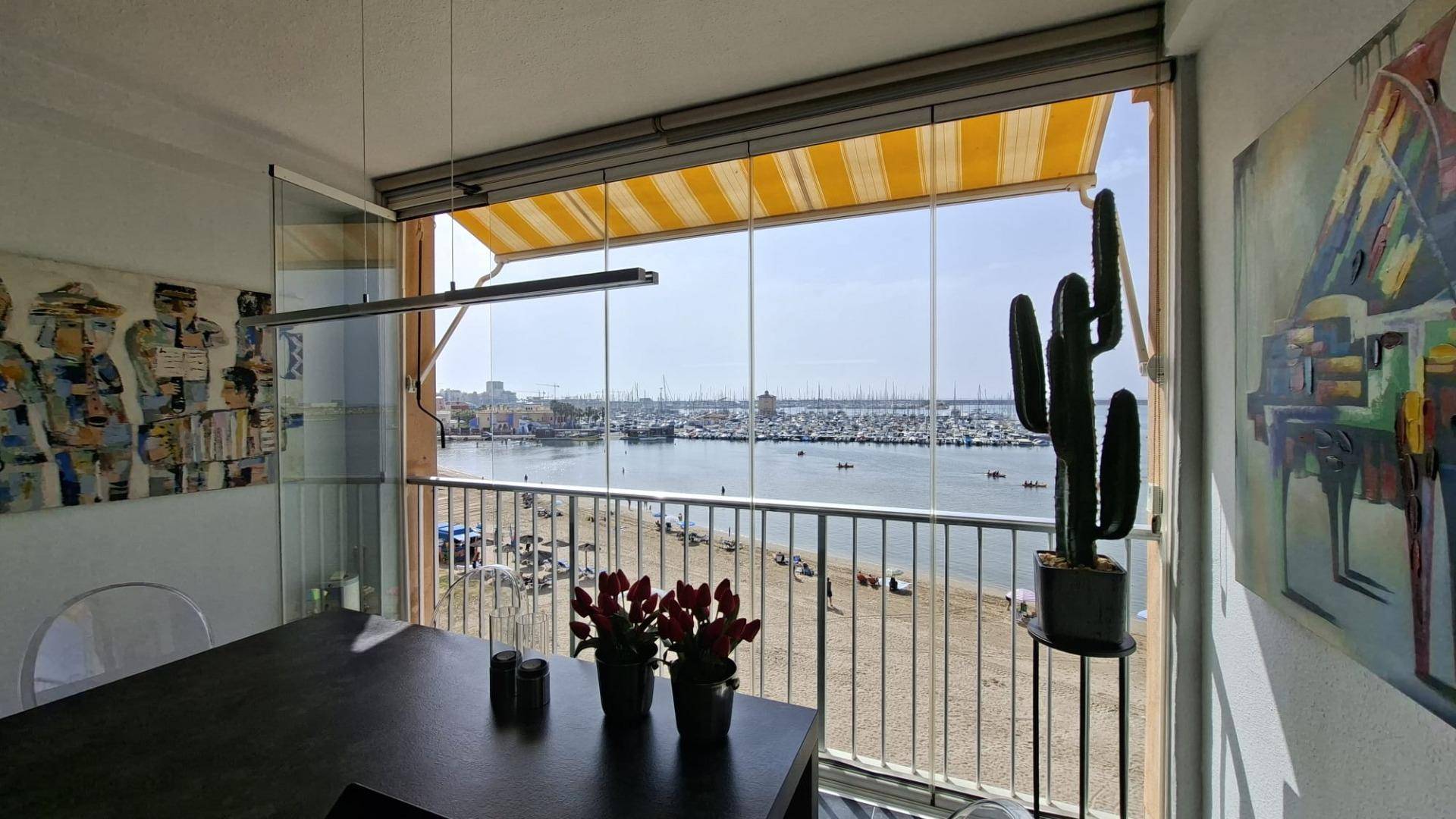 Apartment for sale in Acequion, Torrevieja - beachfront building with direct beach access and sea views