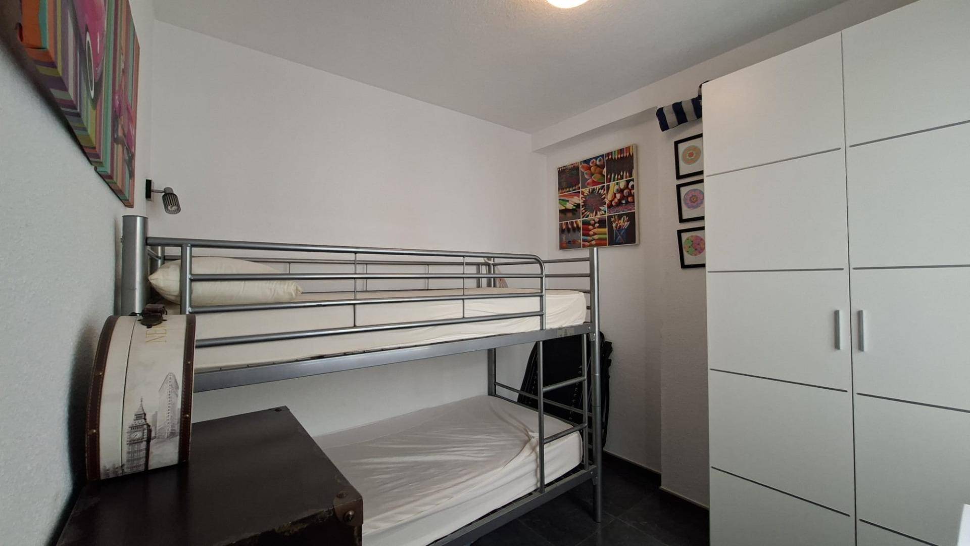 Bedroom window with direct sea view in 3-bedroom apartment, Acequion