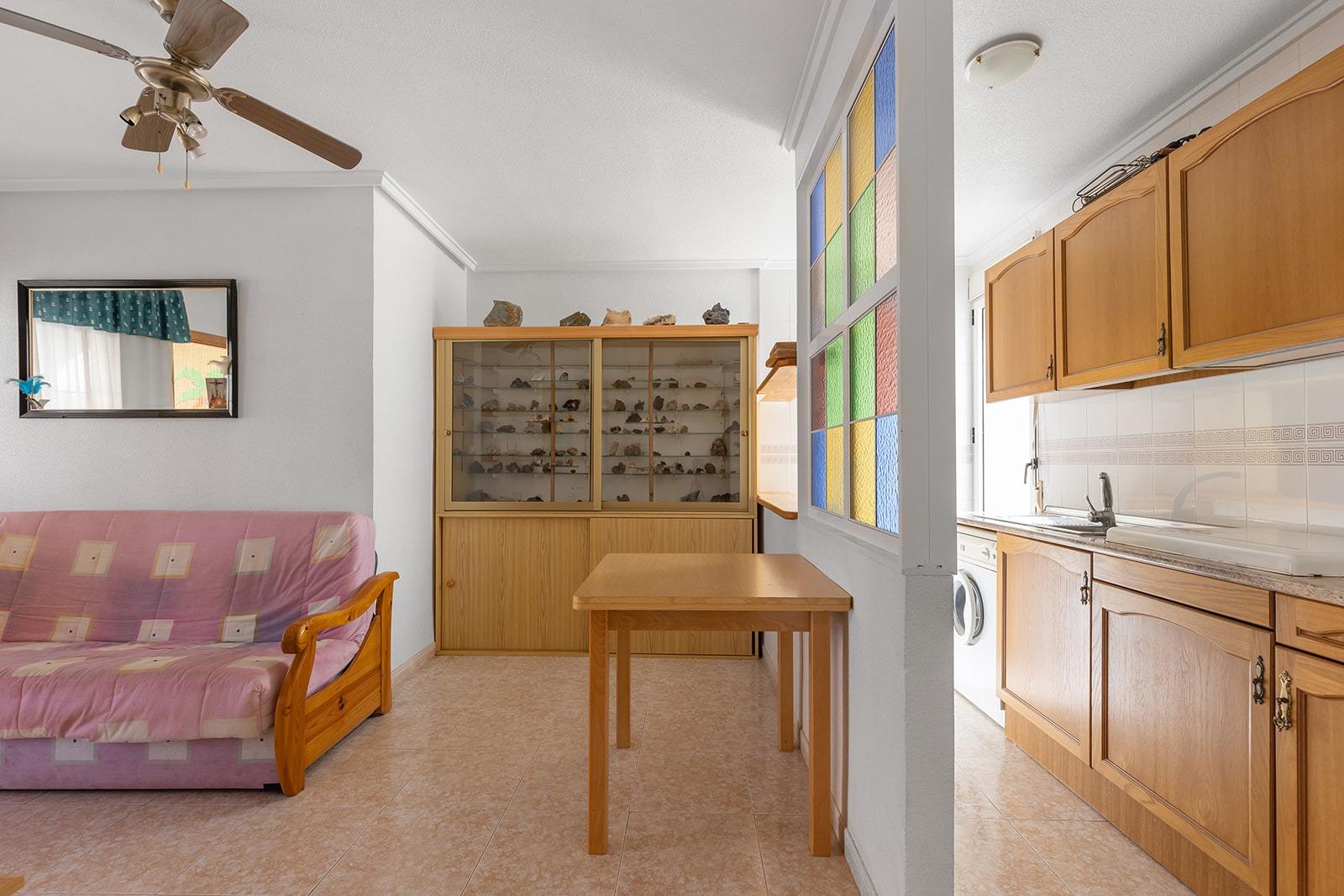 Patio area of ground-floor bungalow, Los Balcones, Torrevieja