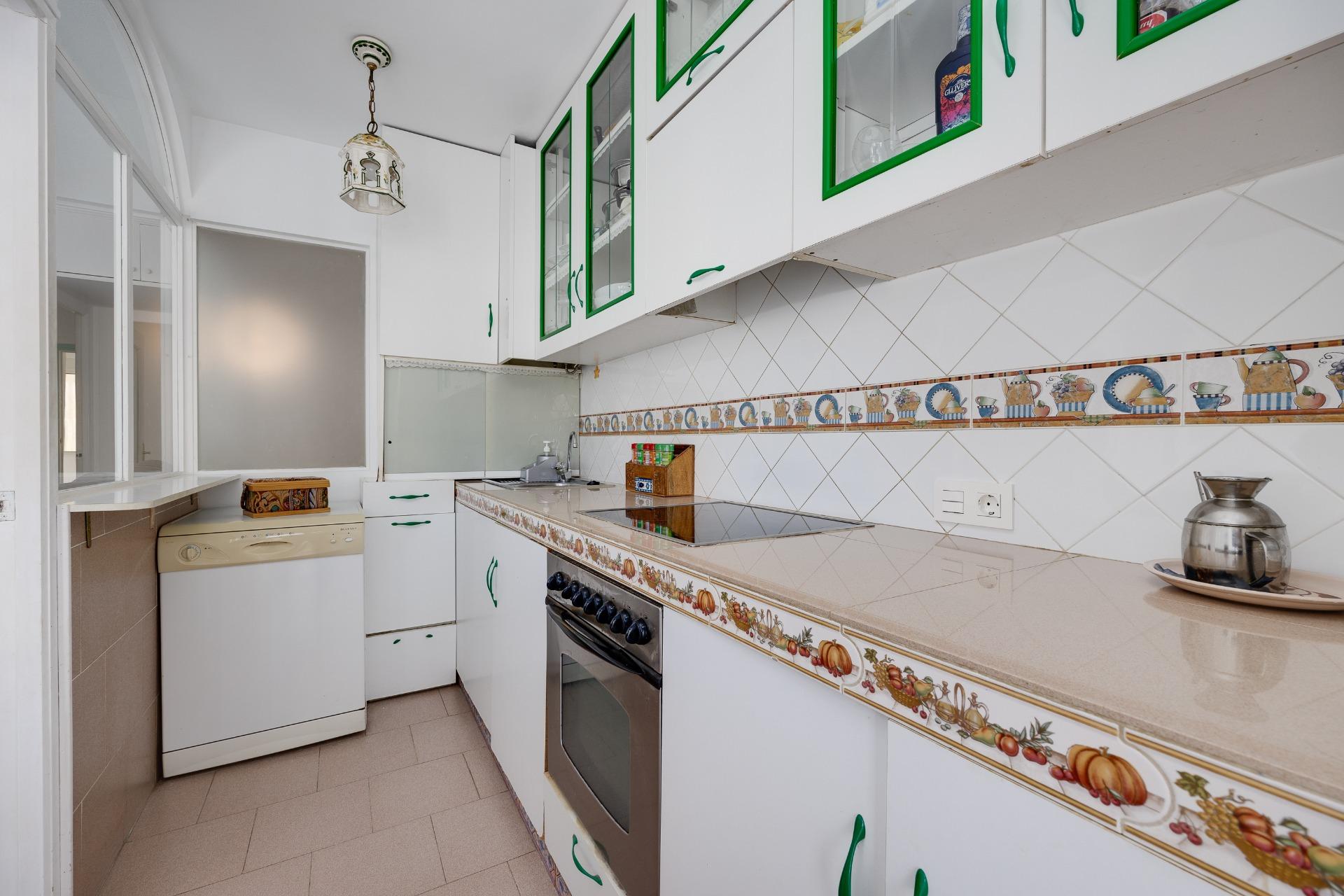 Kitchen area in bungalow, Playa de los Naufragos