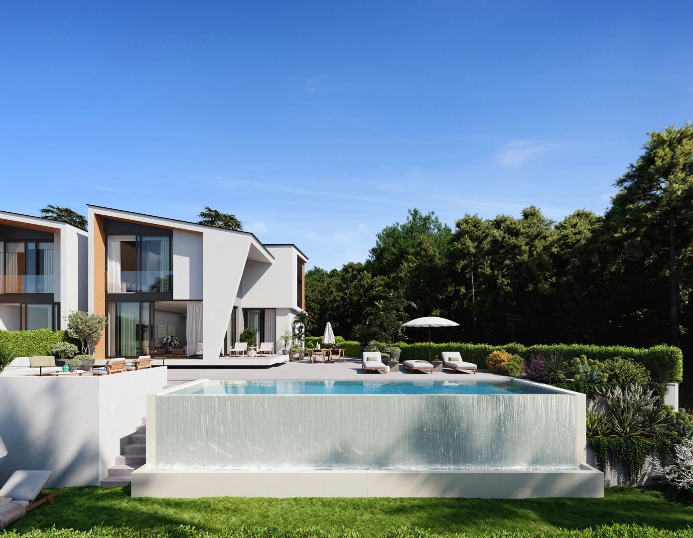 Landscaped private garden