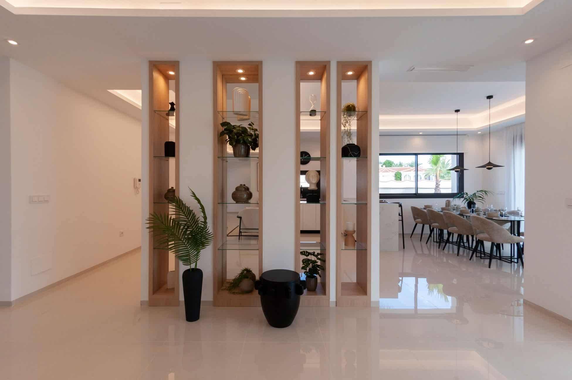 Kitchen area in villa, Doña Pepa