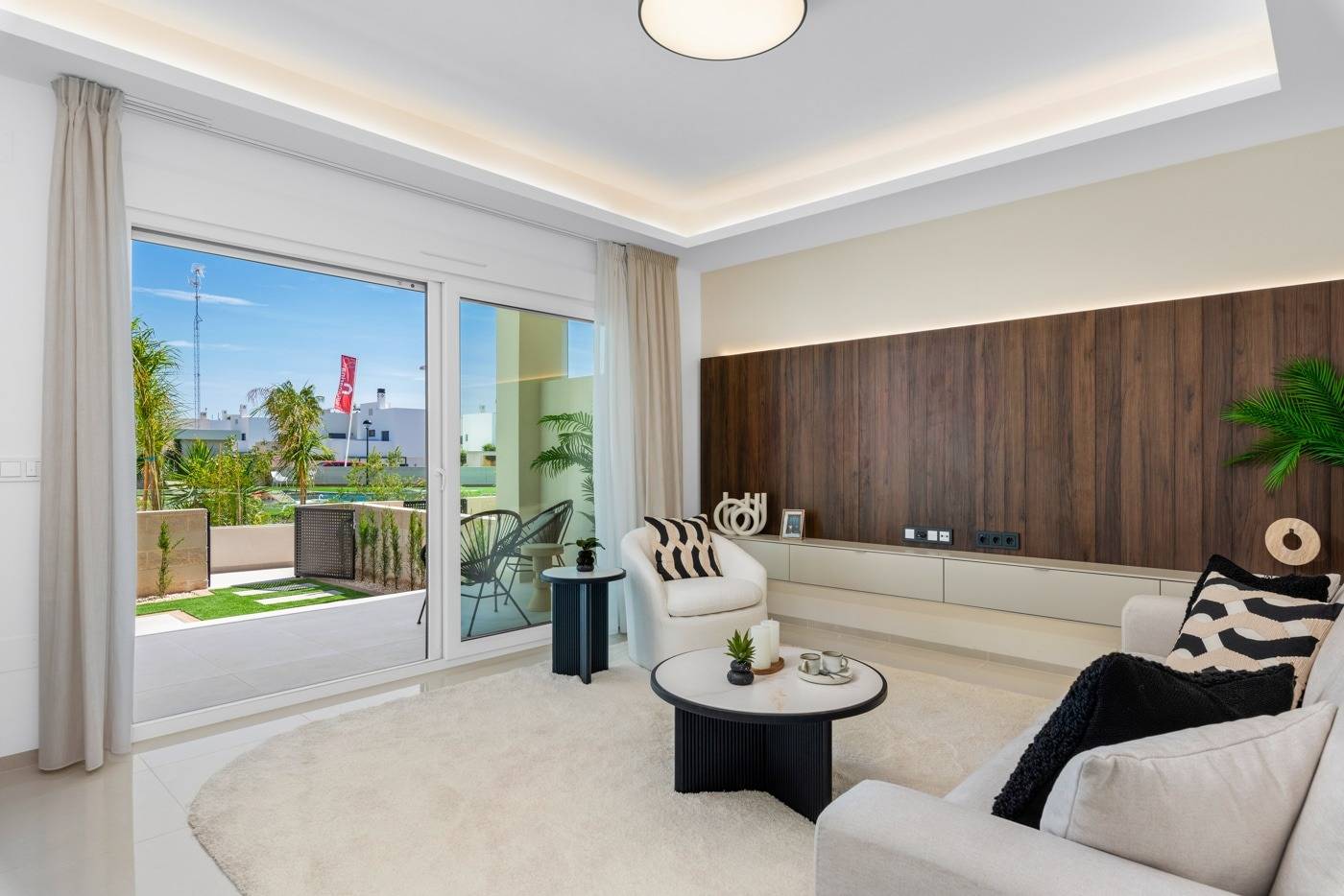 Living area in 3-bedroom penthouse, DOÑA PEPA