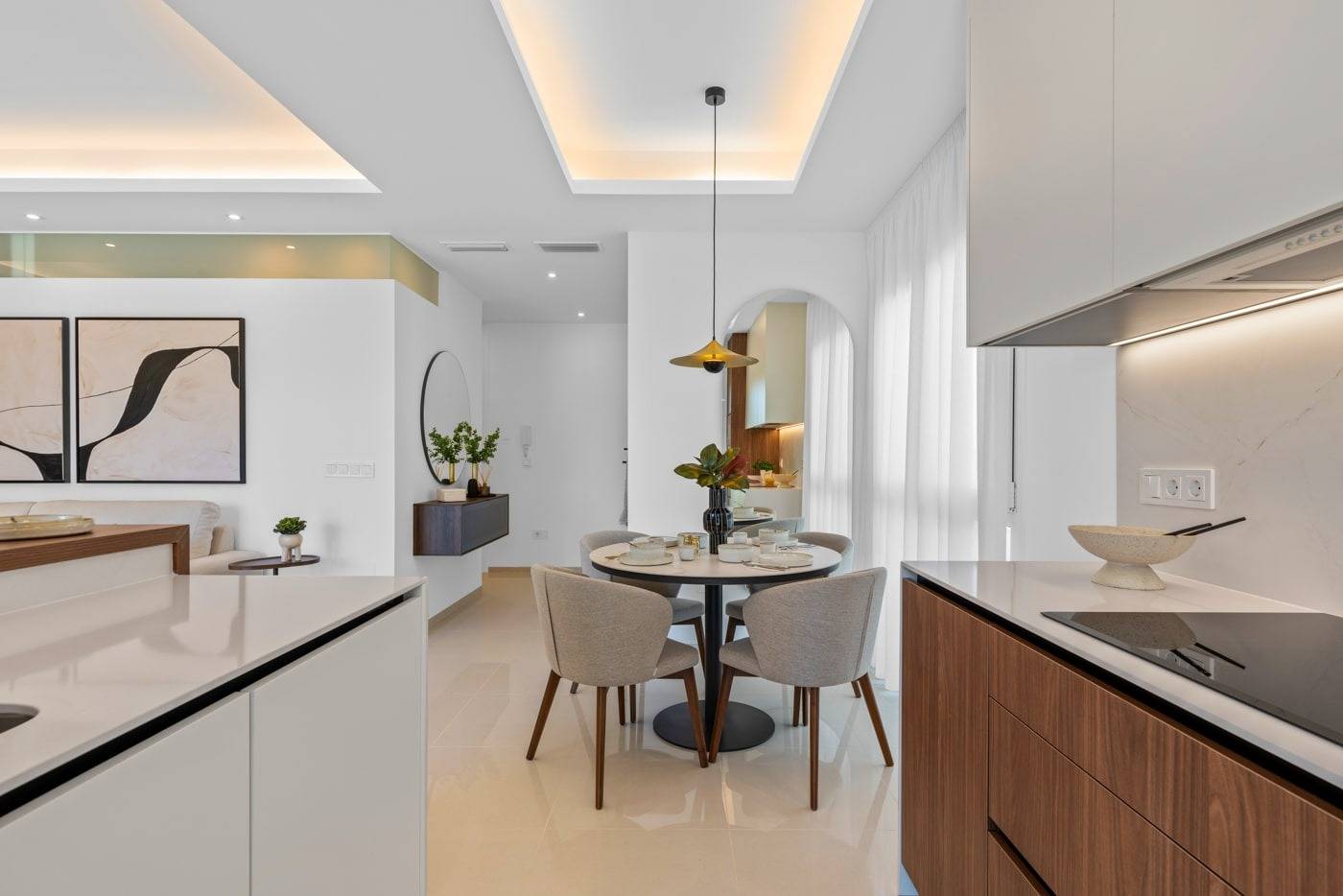 Second view of the penthouse interior, DOÑA PEPA