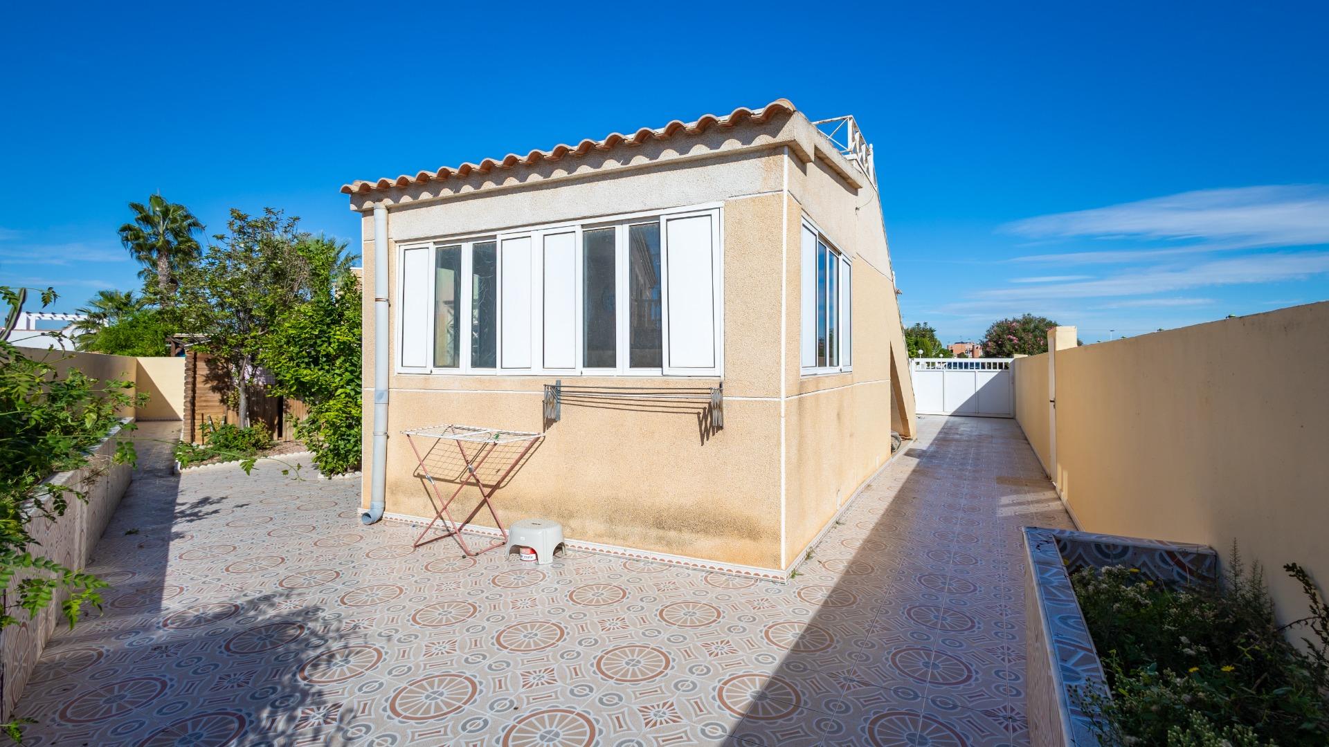Parking area of the villa in La Siesta, Torrevieja