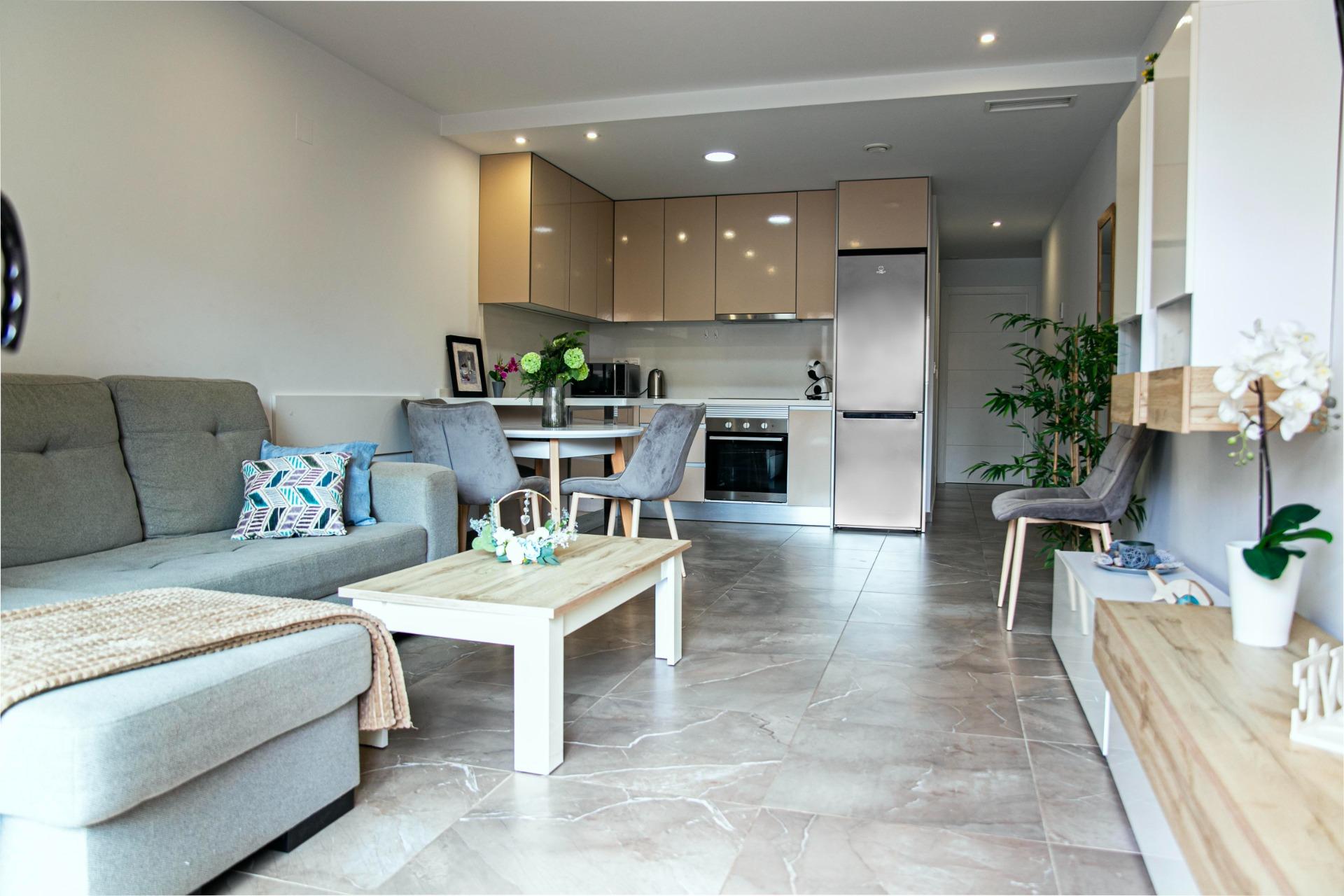 Kitchen area in apartment, Centro