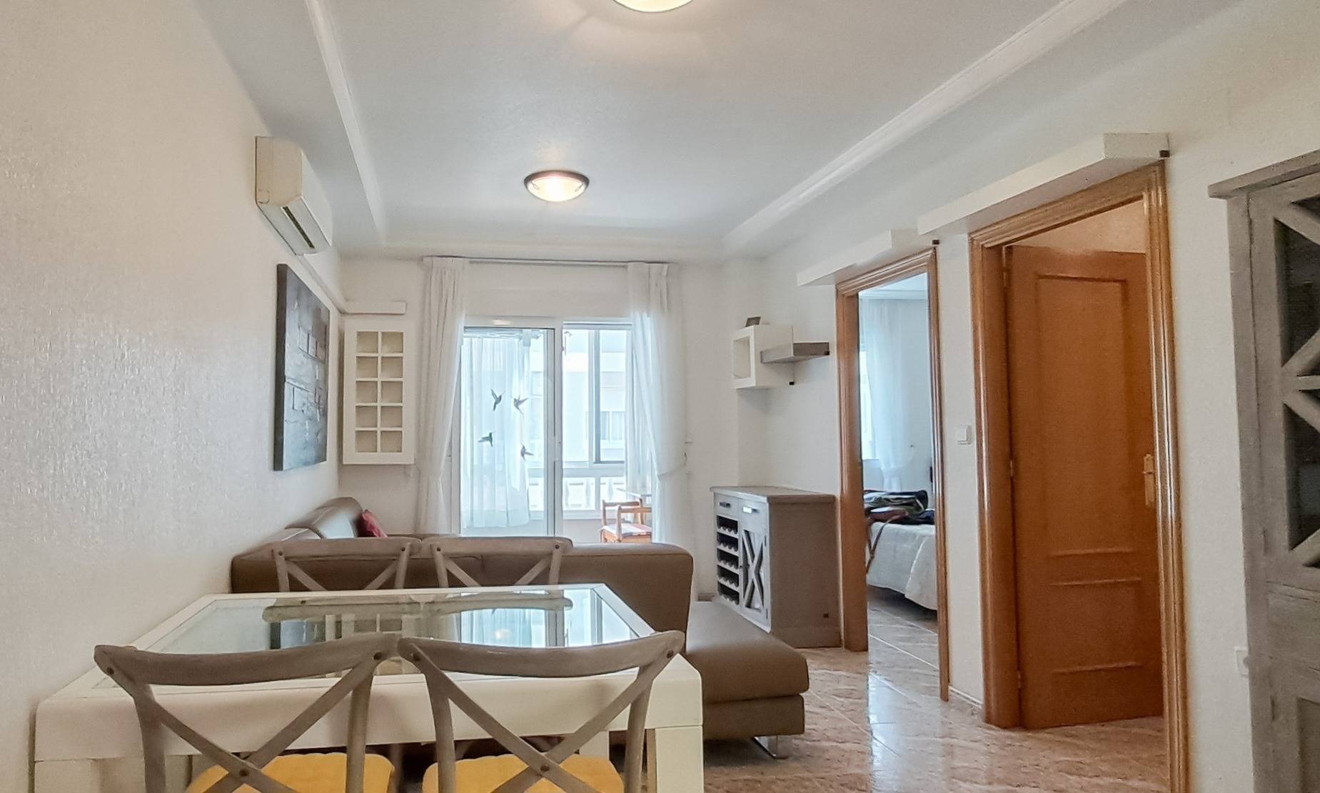 Living area in 2-bedroom apartment, Playa del Cura