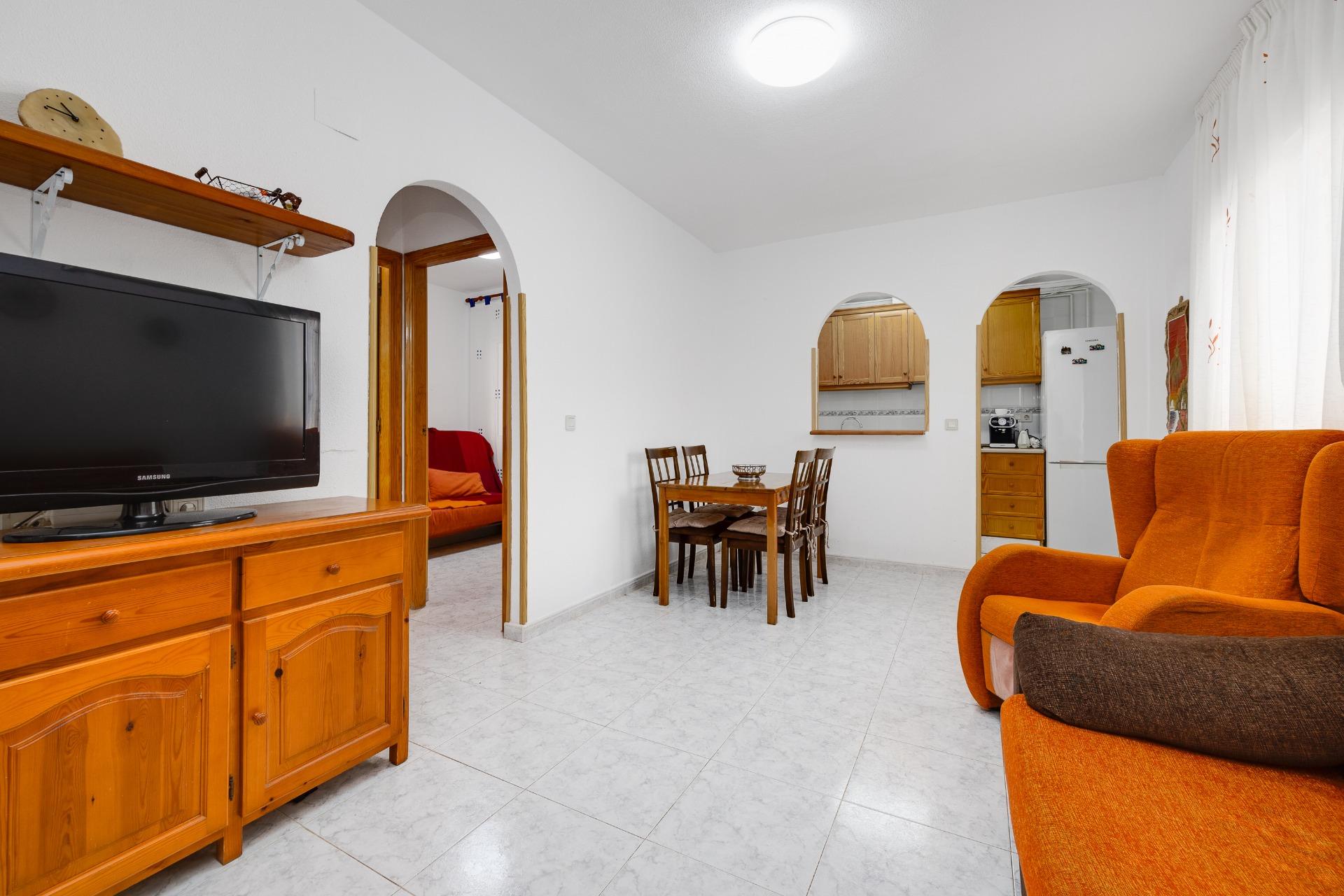 Living area in 2-bedroom apartment, Rosaleda-los frutales