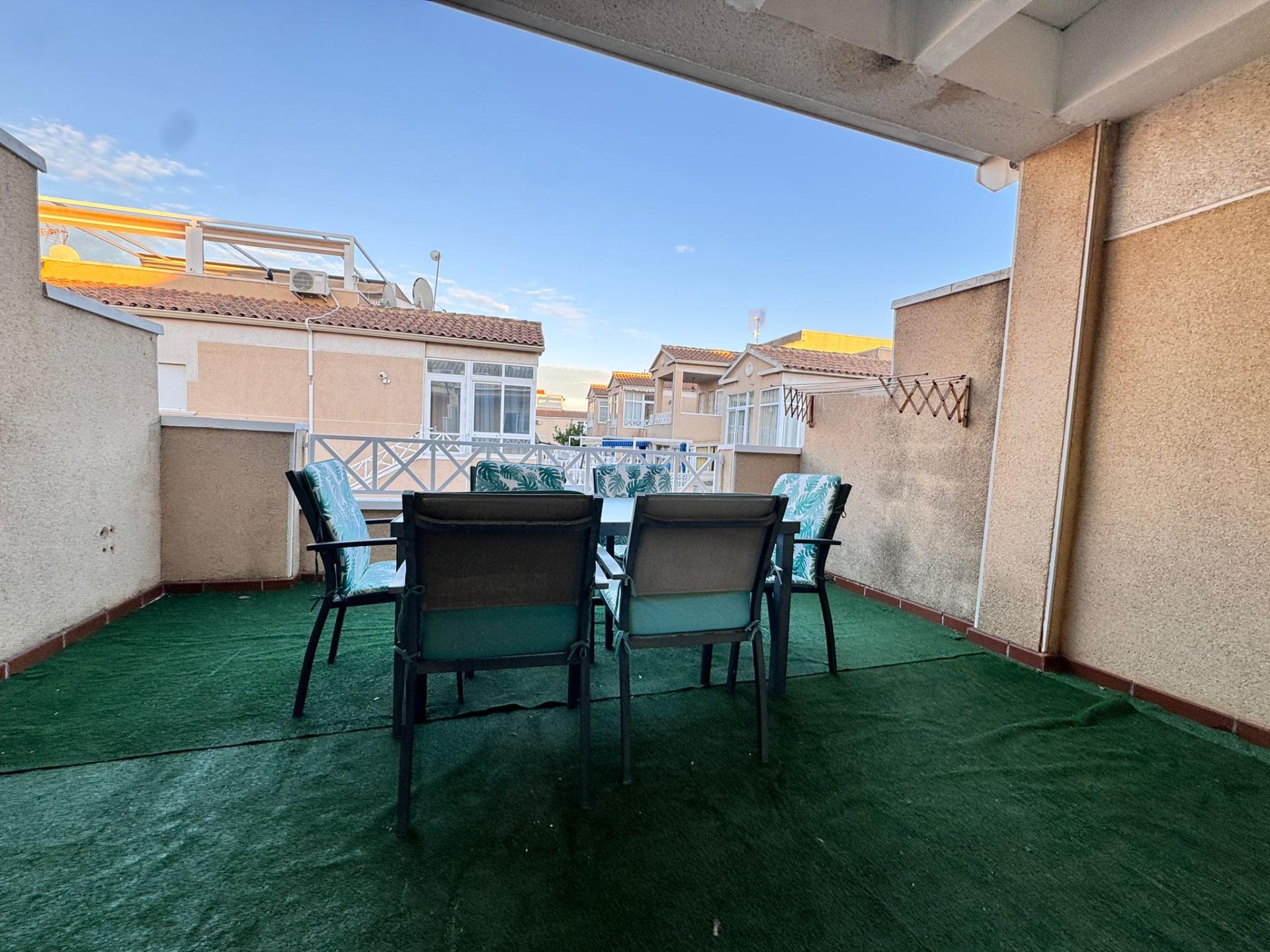 Double bedroom with large window in 3-bedroom villa, Carrefour