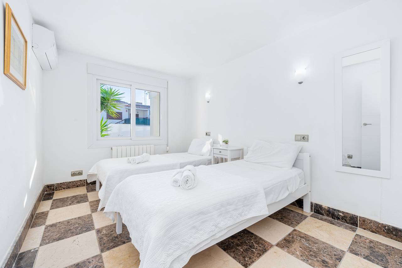 Street view of the villa in Campoamor, Orihuela Costa
