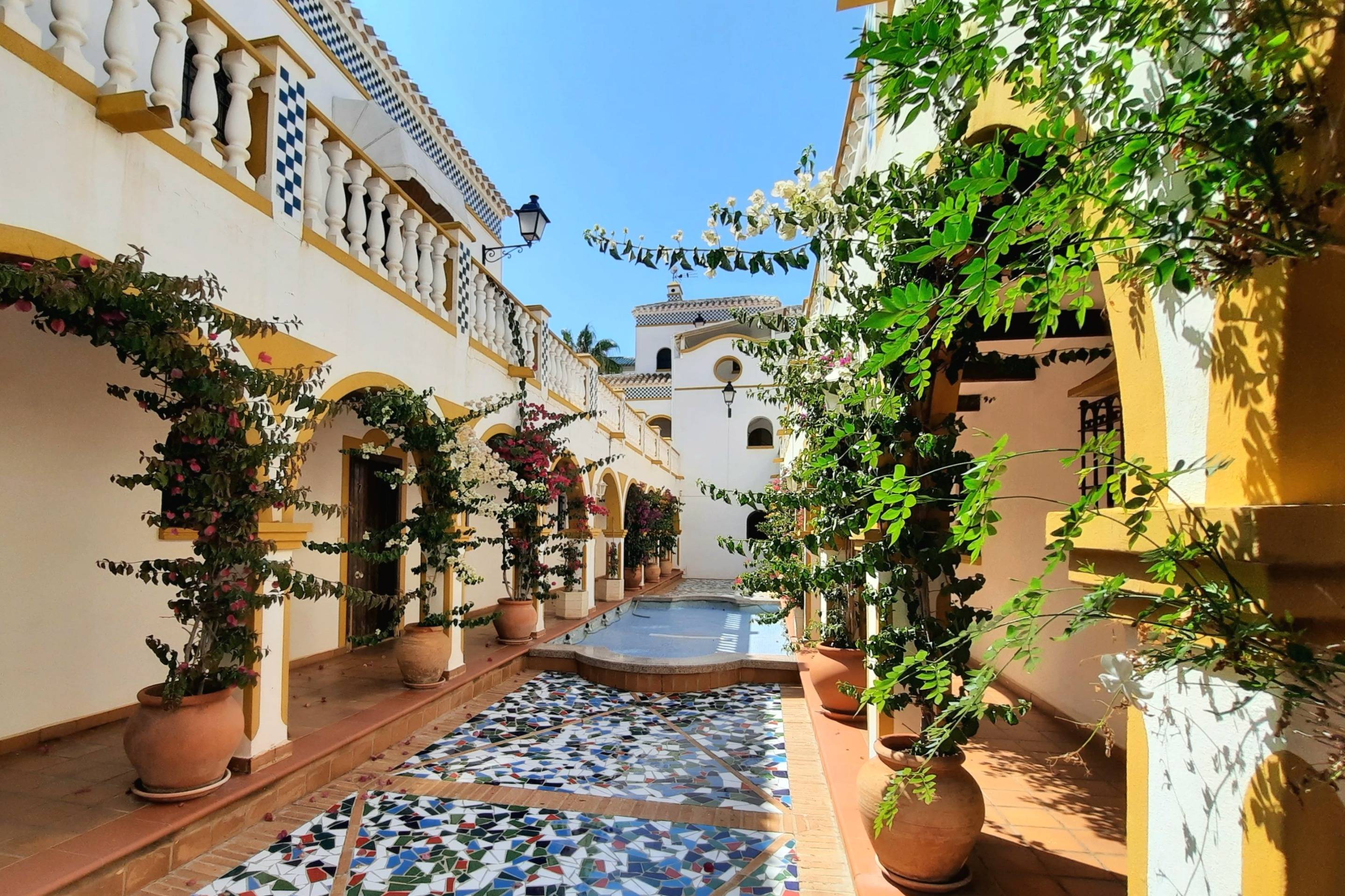 Hallway of the bungalow in La Mata, Torrevieja