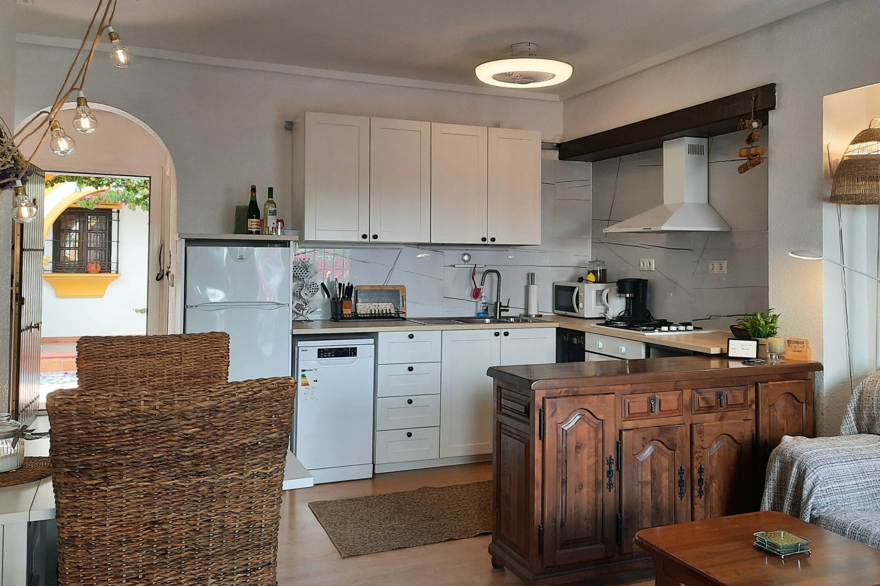 Utility room of the bungalow in La Mata, Torrevieja