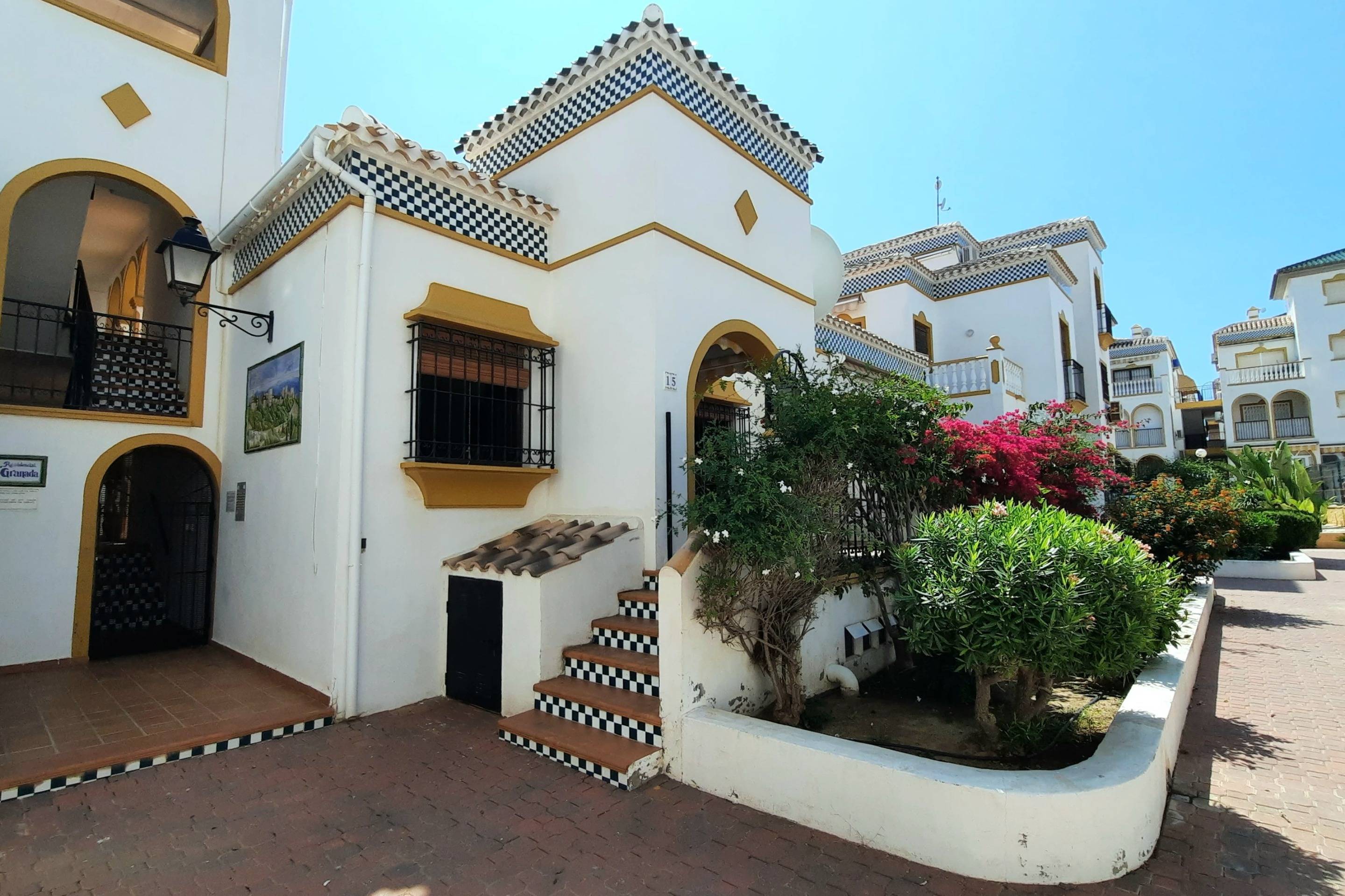 Living area in 2-bedroom bungalow, La Mata