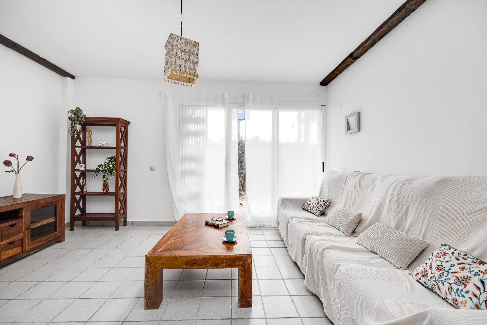 Living area in 2-bedroom apartment, Orihuela Costa