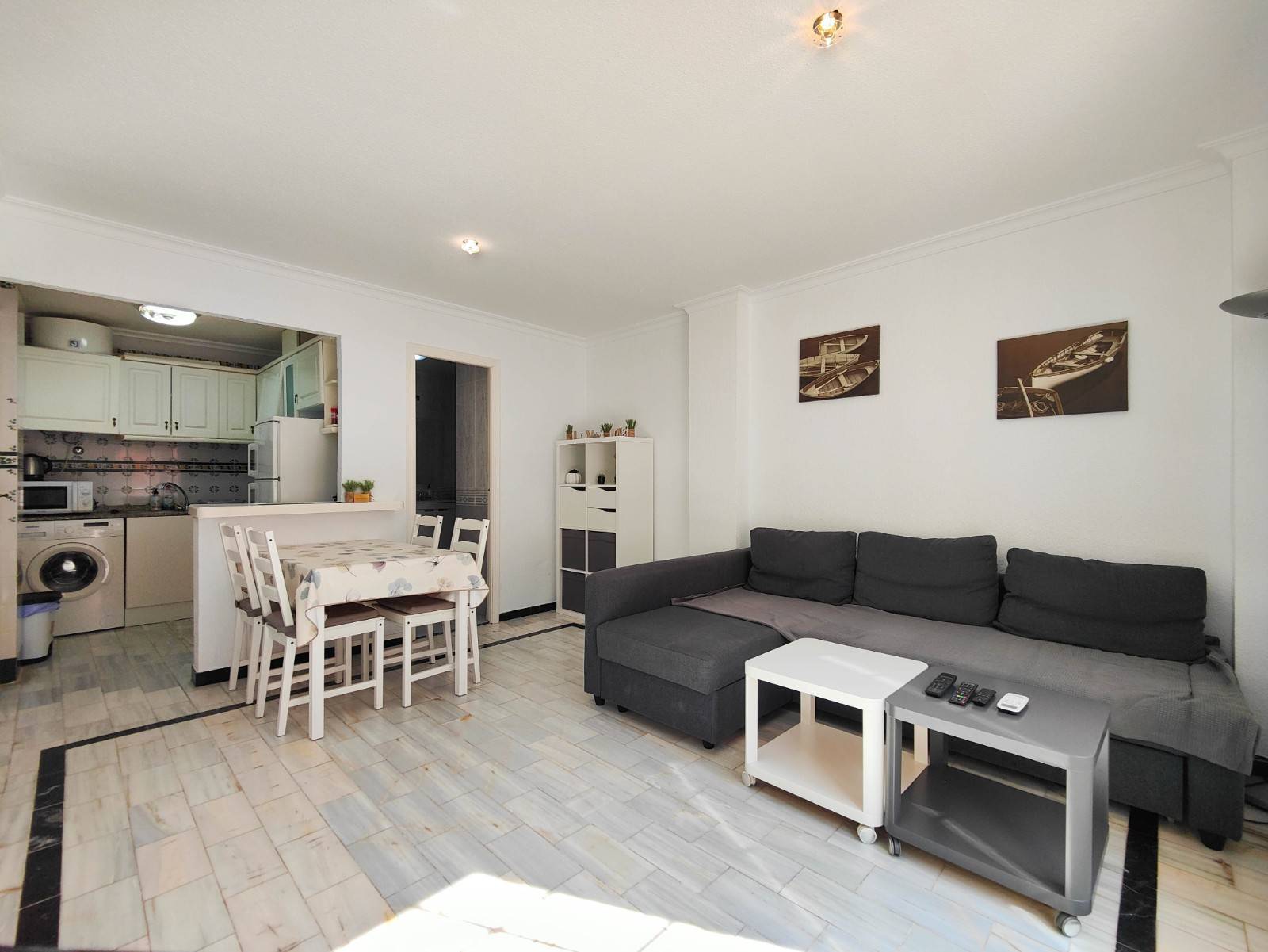 Hallway of the penthouse in La Mata Pueblo, Torrevieja