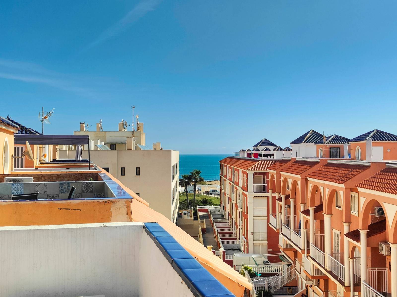 Interior view of penthouse in La Mata Pueblo, Torrevieja
