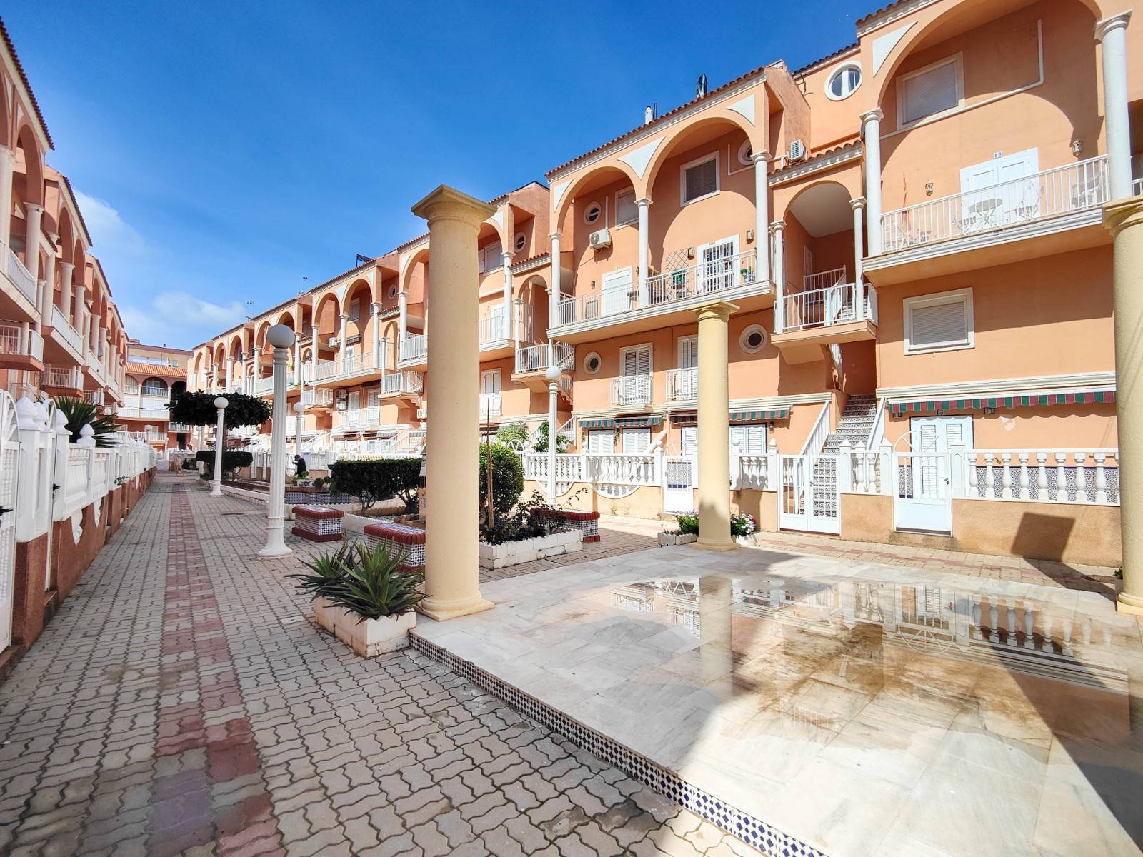 Stairwell of the penthouse in La Mata Pueblo, Torrevieja (view 45)