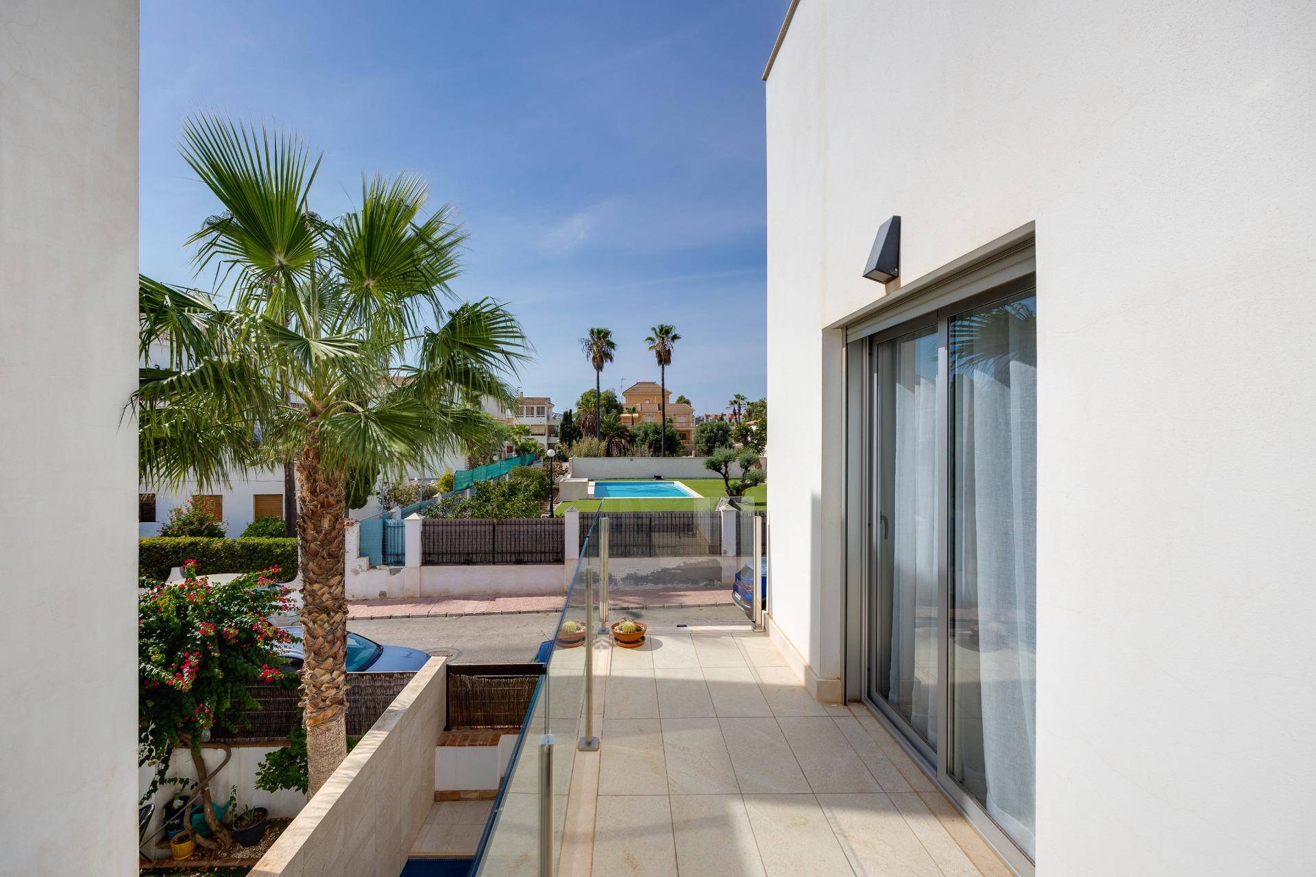 View from the solarium towards the sea