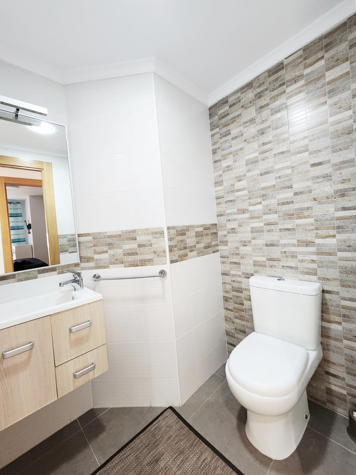 Bathroom in apartment, Centro
