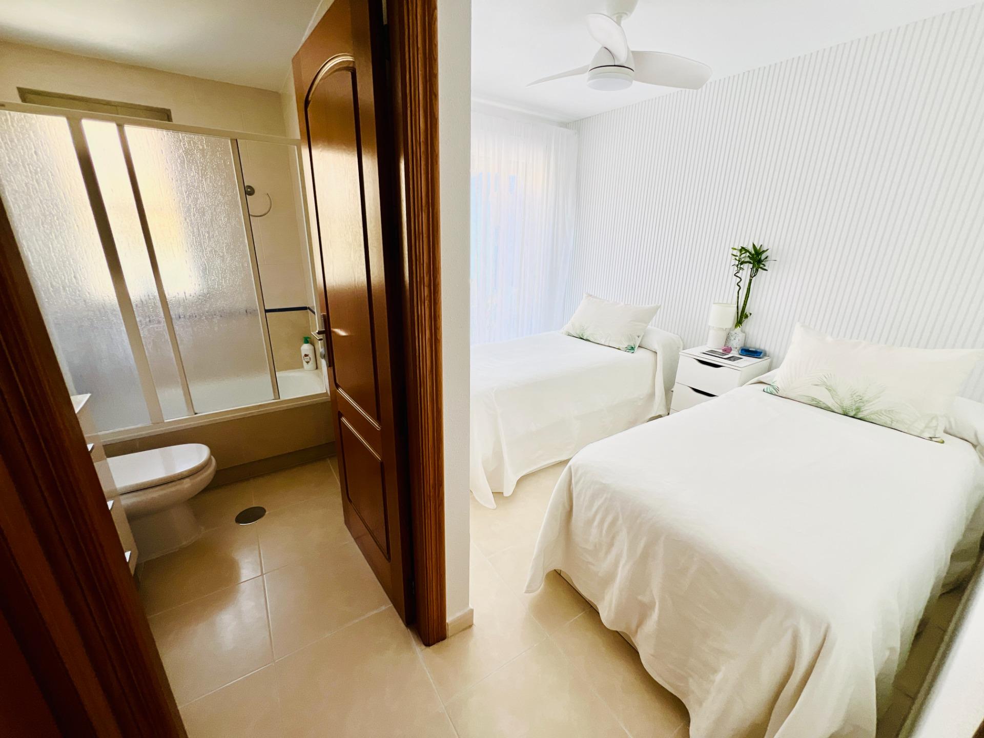 Complex grounds of the penthouse in Playa de los Locos, Torrevieja