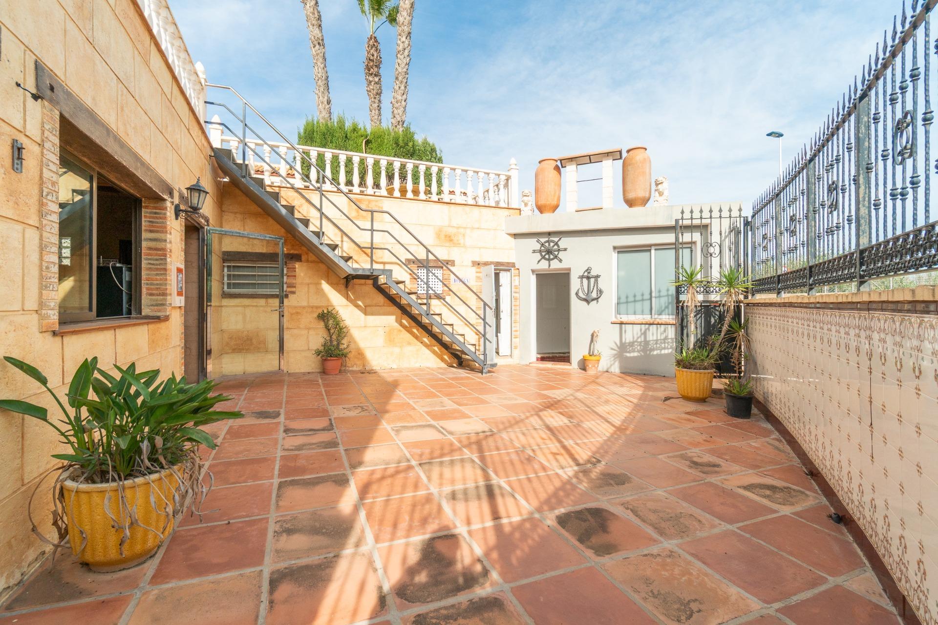 Staircase to the rooftop solarium