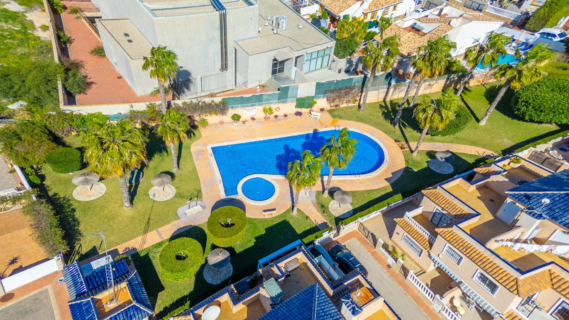 Living area in 2-bedroom duplex, La Regia