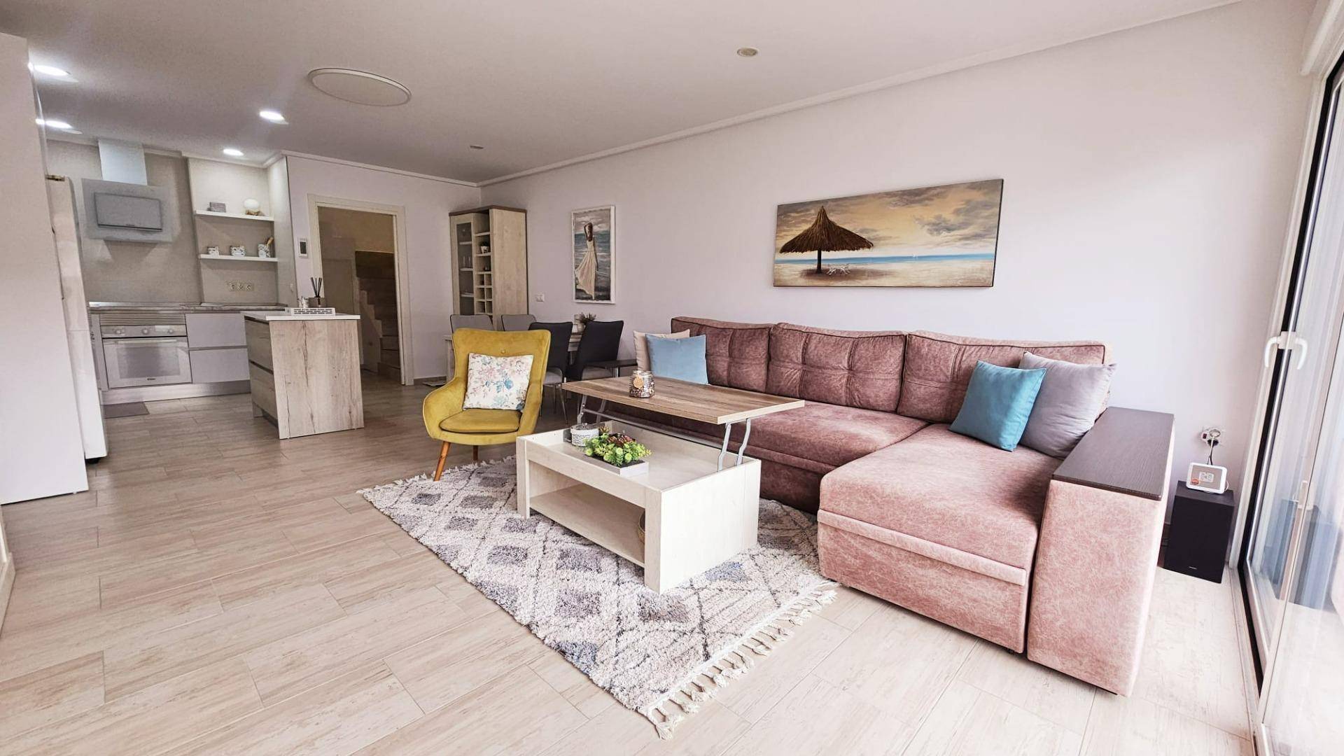 Interior view of duplex in La Siesta, Torrevieja