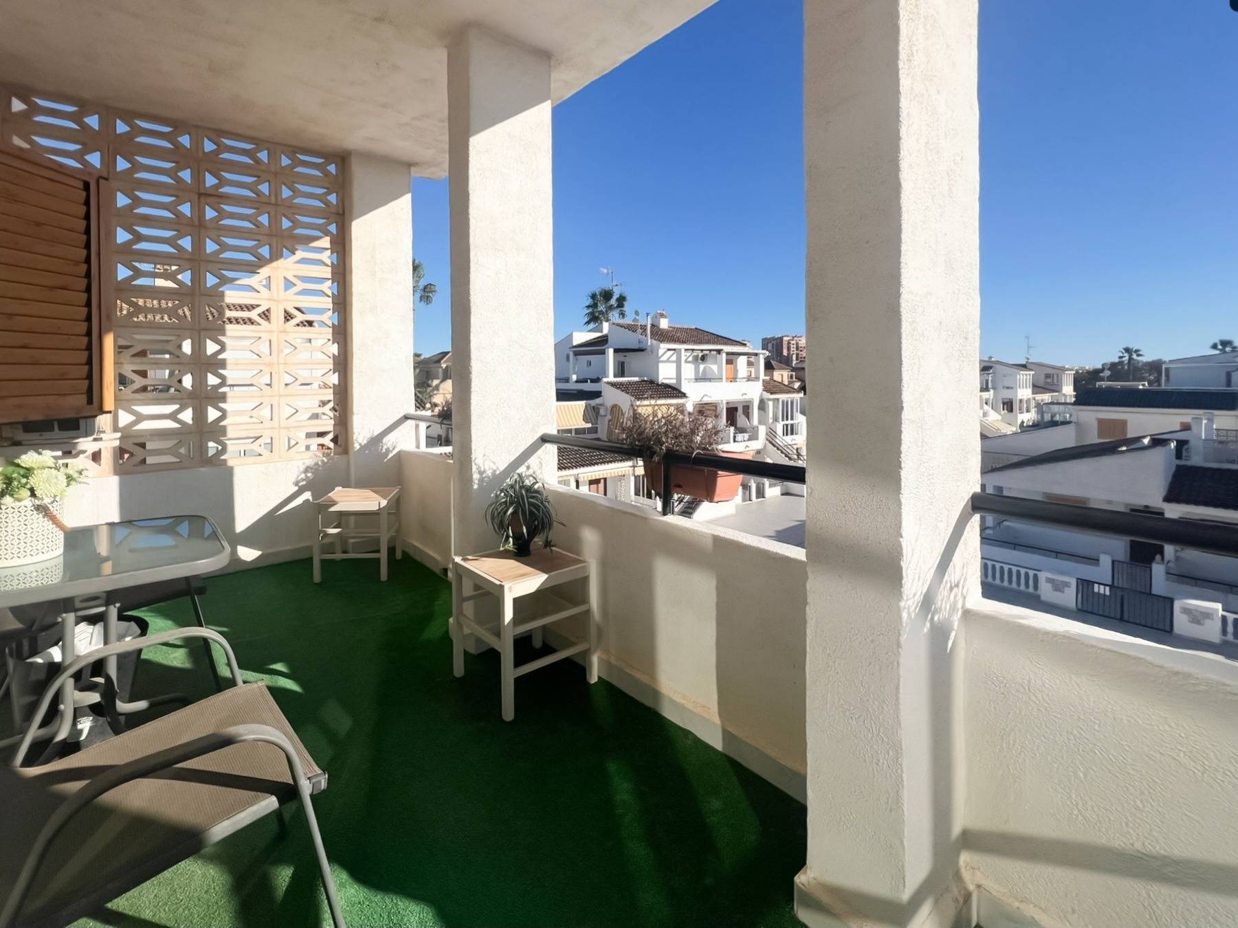 Communal swimming pool and sun terrace