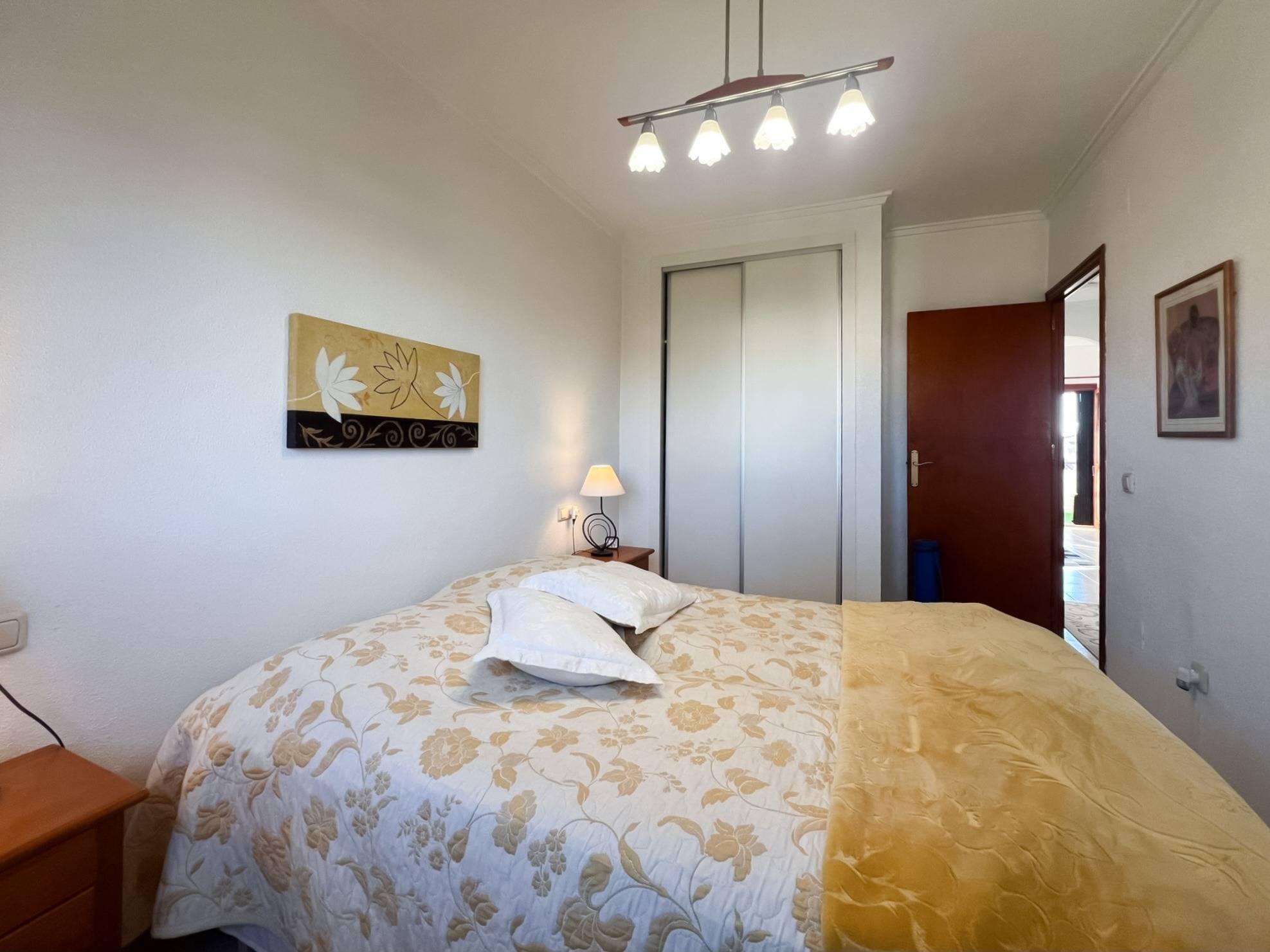 Living area showing the open-plan layout