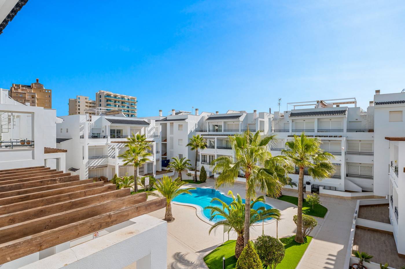 Living area in 2-bedroom apartment, La veleta