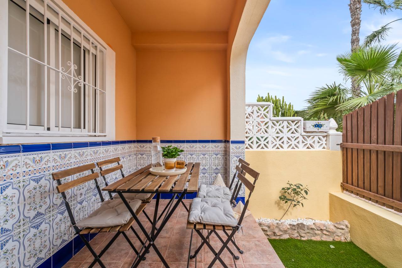 Entrance of the villa in La Zenia, Orihuela Costa