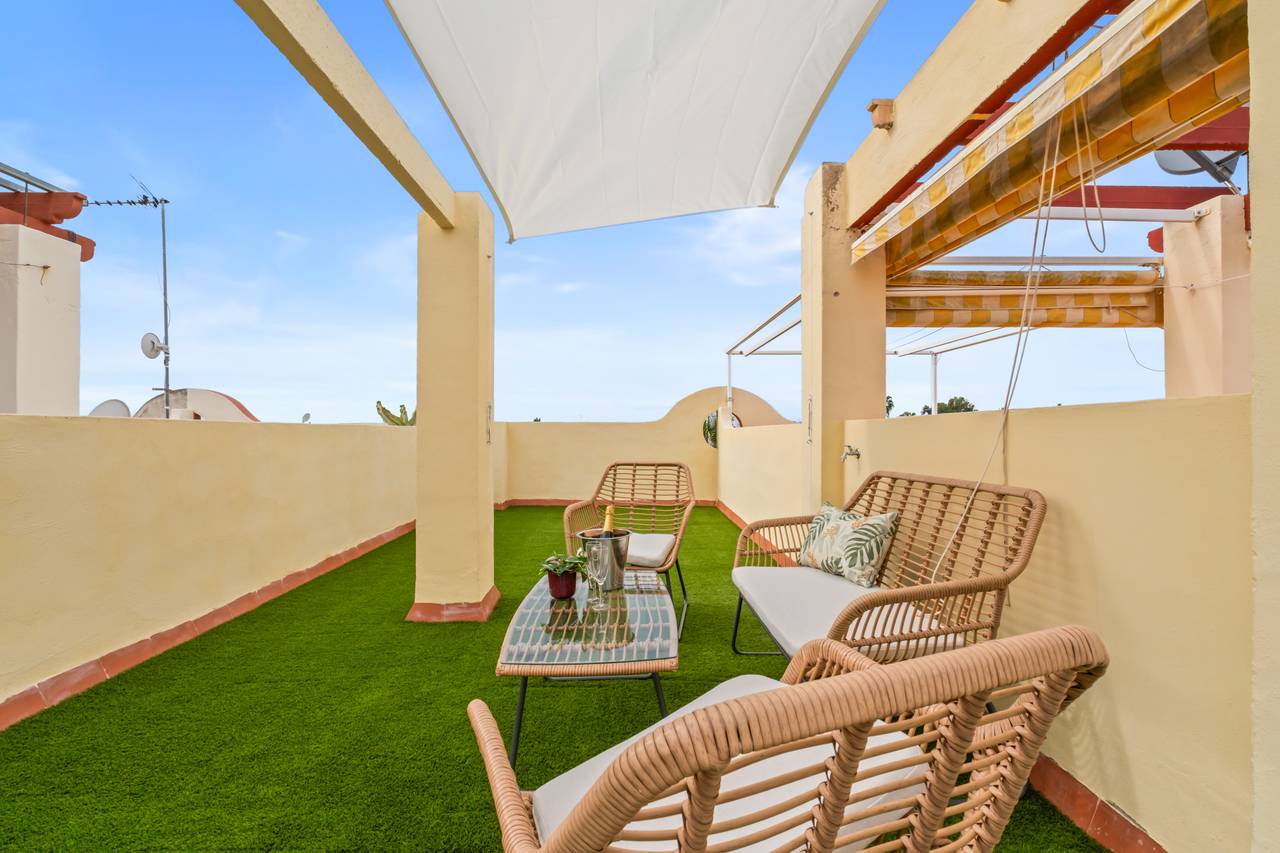 Living area in 2-bedroom villa, La Zenia
