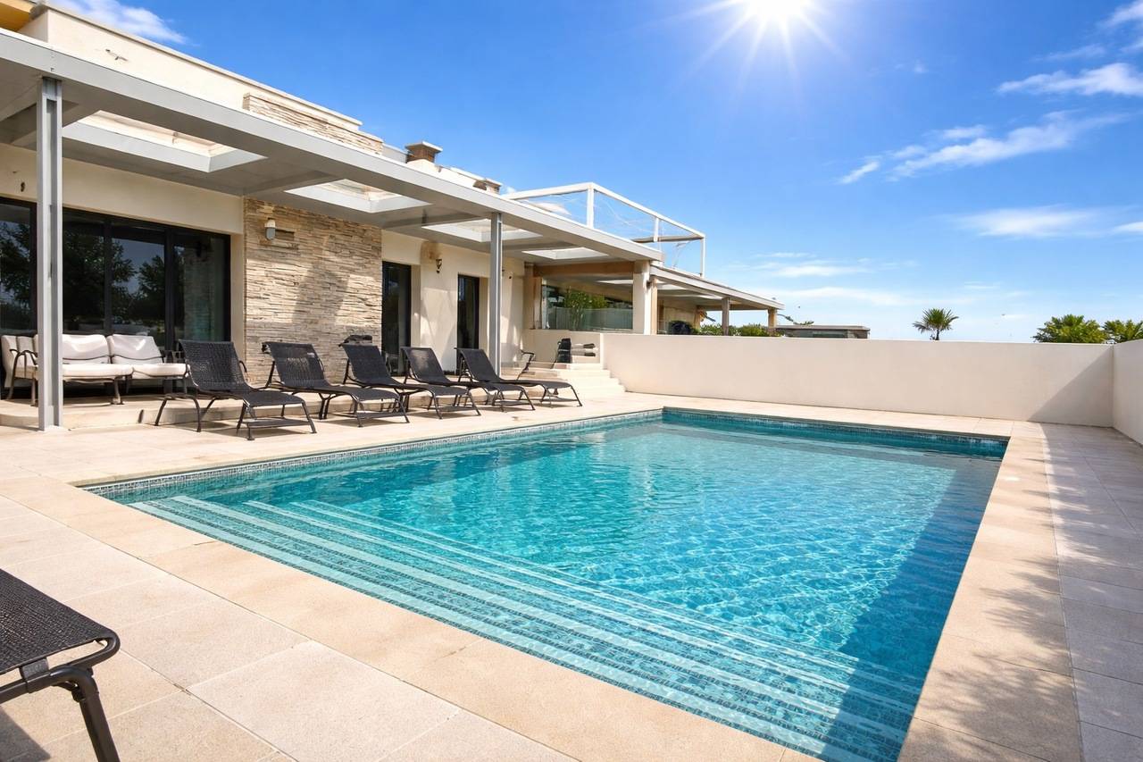 Living area in 5-bedroom villa, La siesta