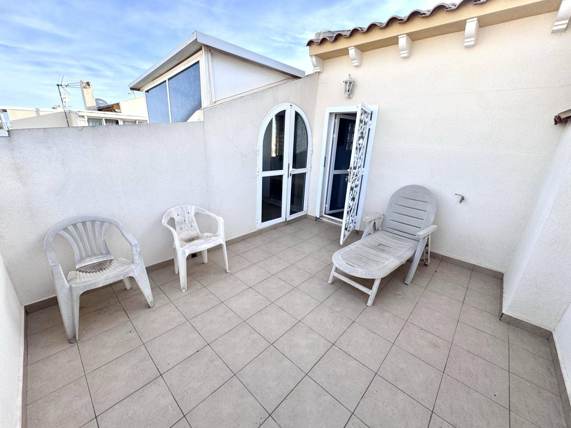 Street view of the villa in Playa Flamenca, Orihuela Costa