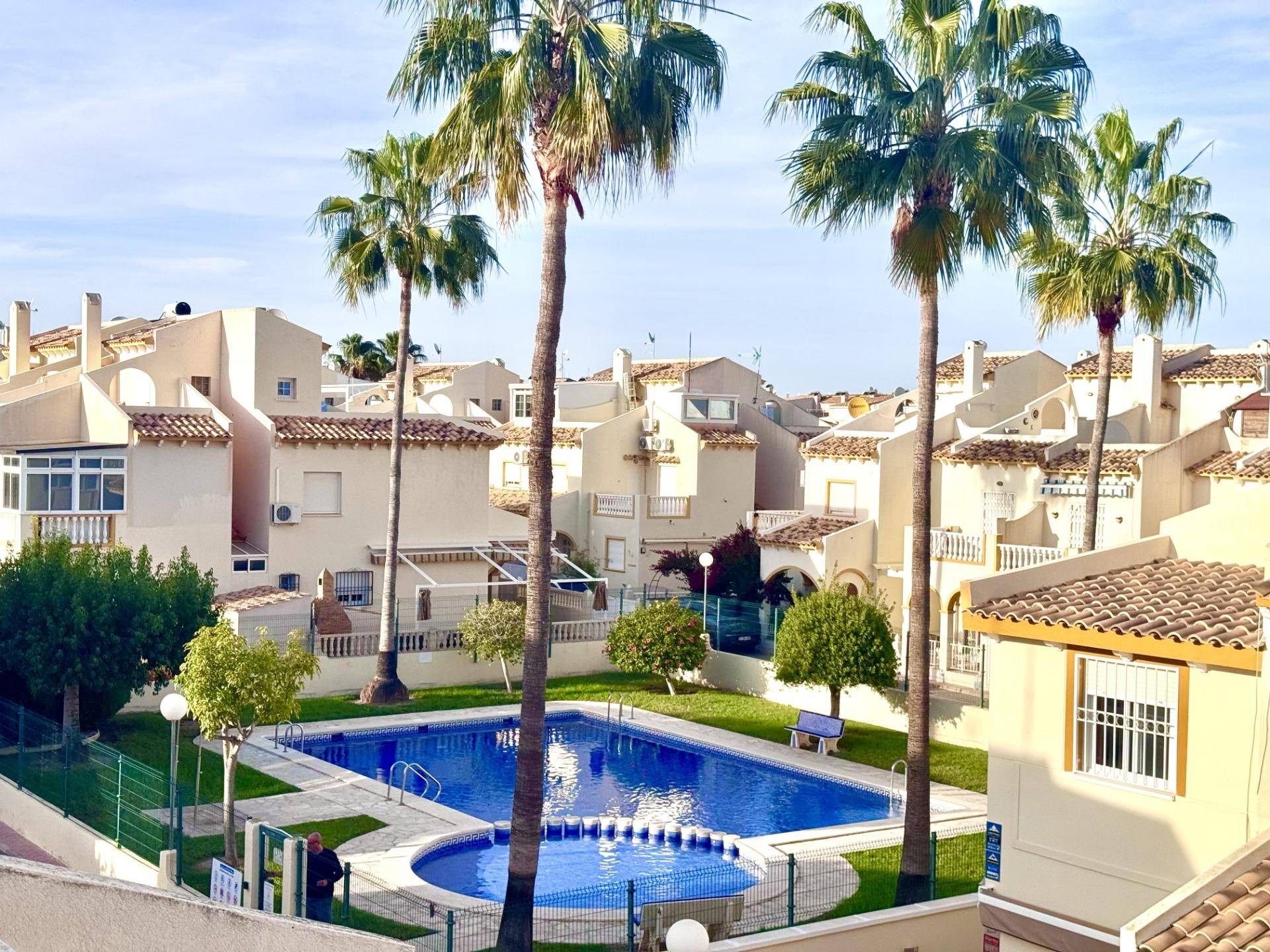 Complex grounds of the villa in Playa Flamenca, Orihuela Costa