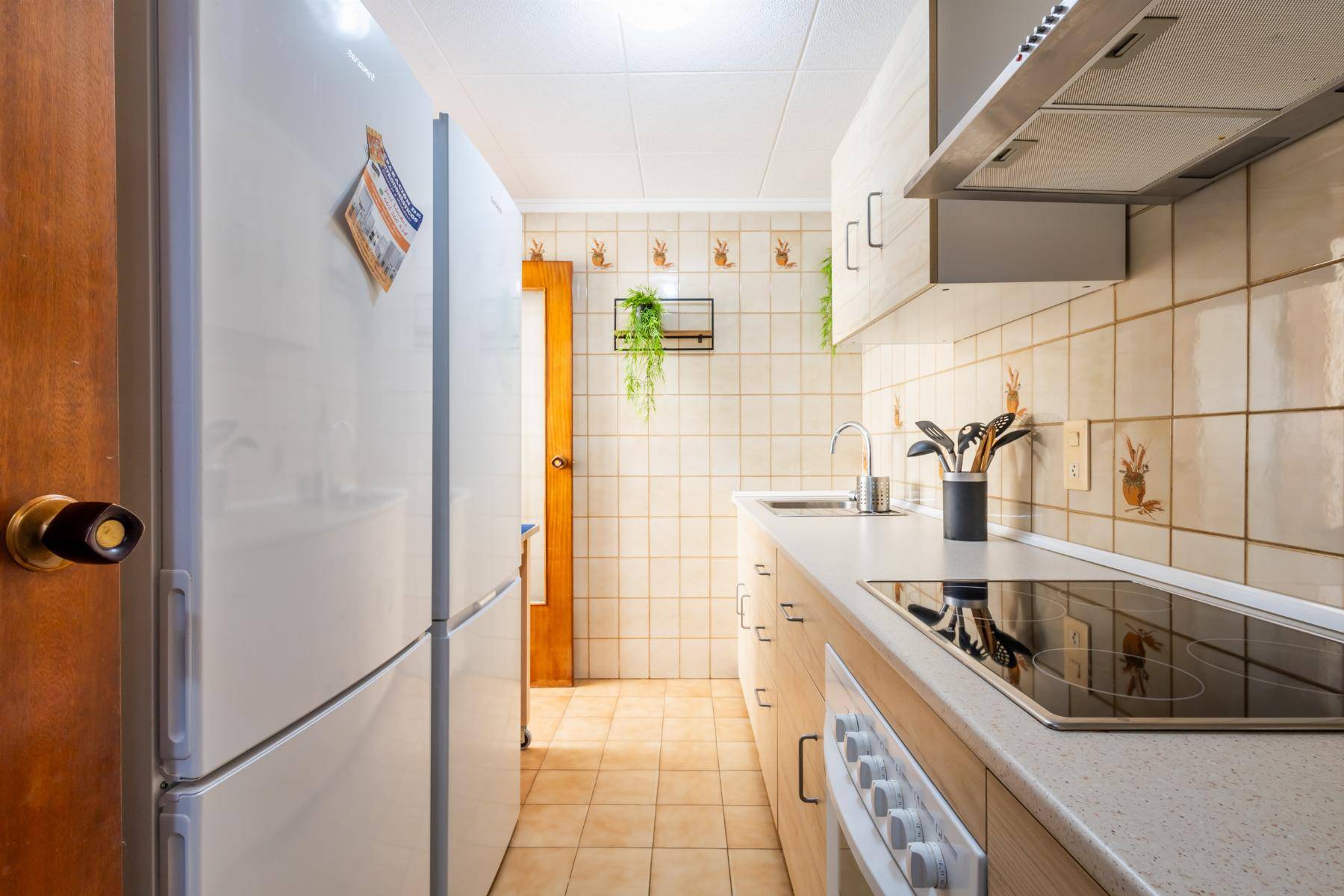 Second bathroom with walk-in shower enclosure