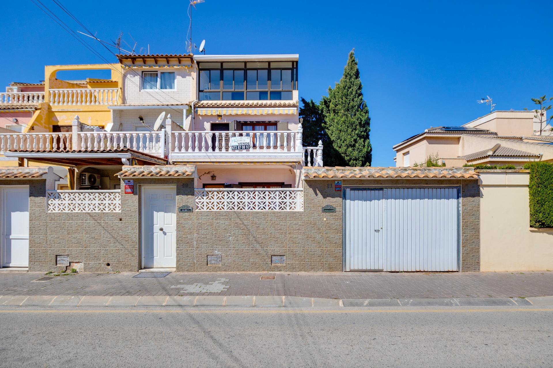 Exterior rear view of the townhouse