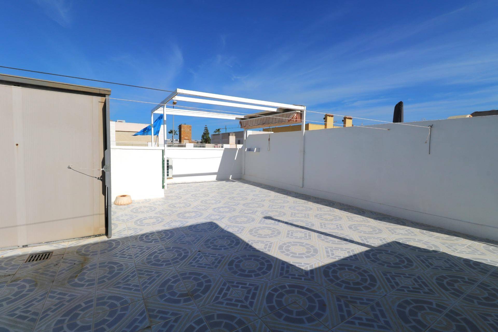 Entrance of the bungalow in El limonar, Torrevieja