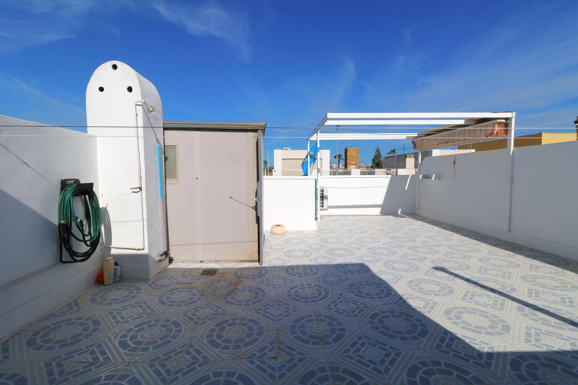 Parking area of the bungalow in El limonar, Torrevieja