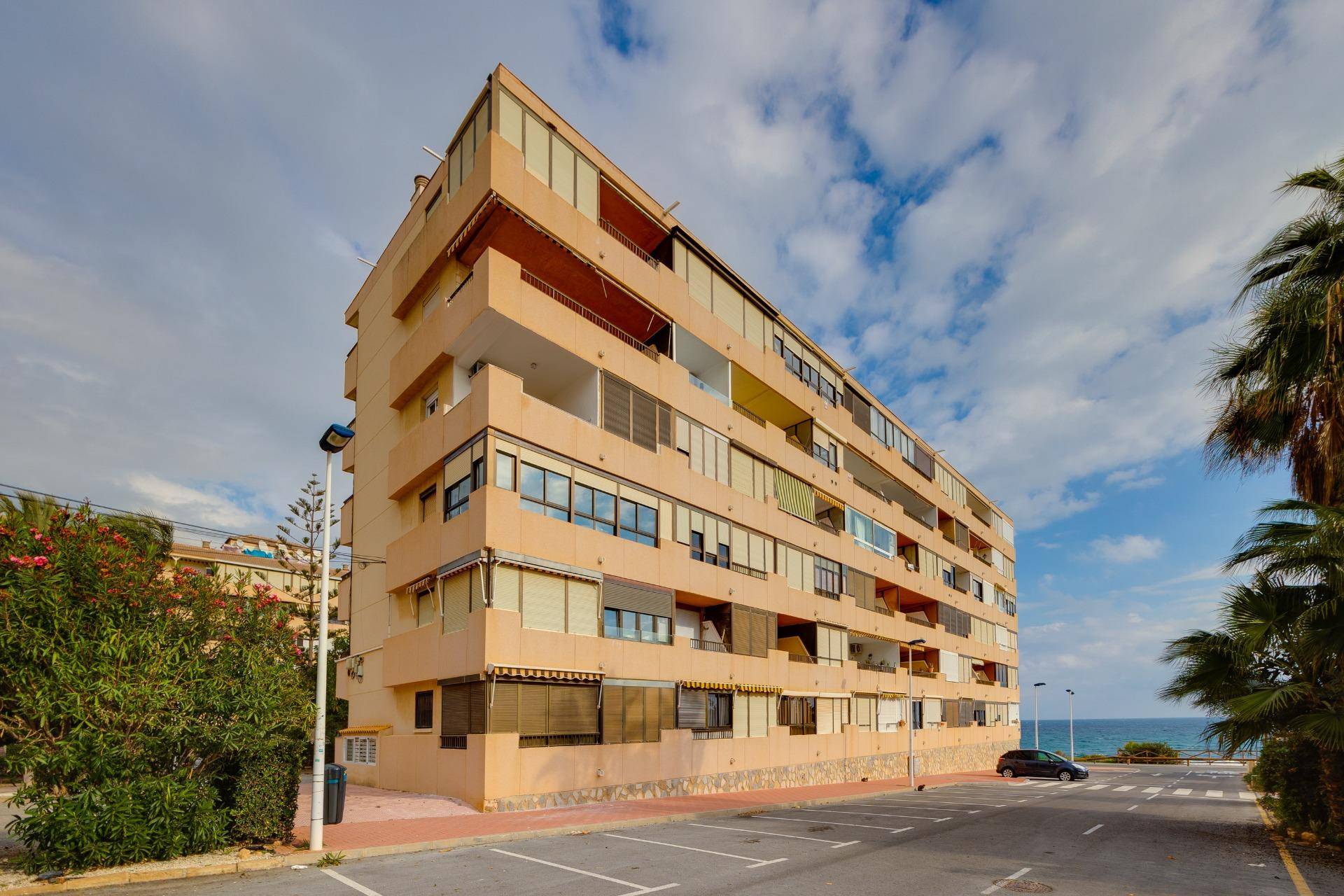 Residential building exterior facade in Cabo Cervera, Torrevieja