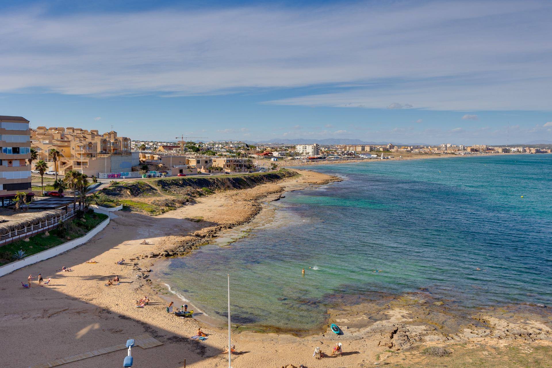 Elevated view of Cabo Cervera rooftops, Torrevieja