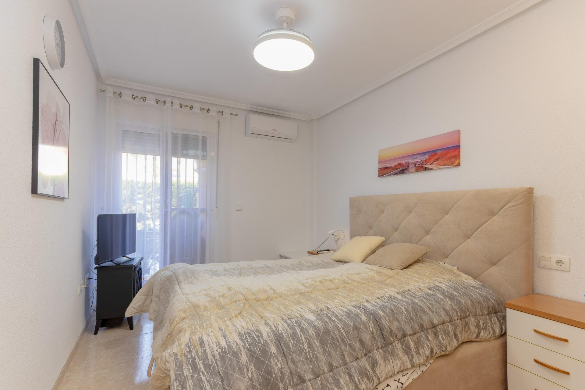 Entrance and lobby of apartment building, Playa Flamenca Norte