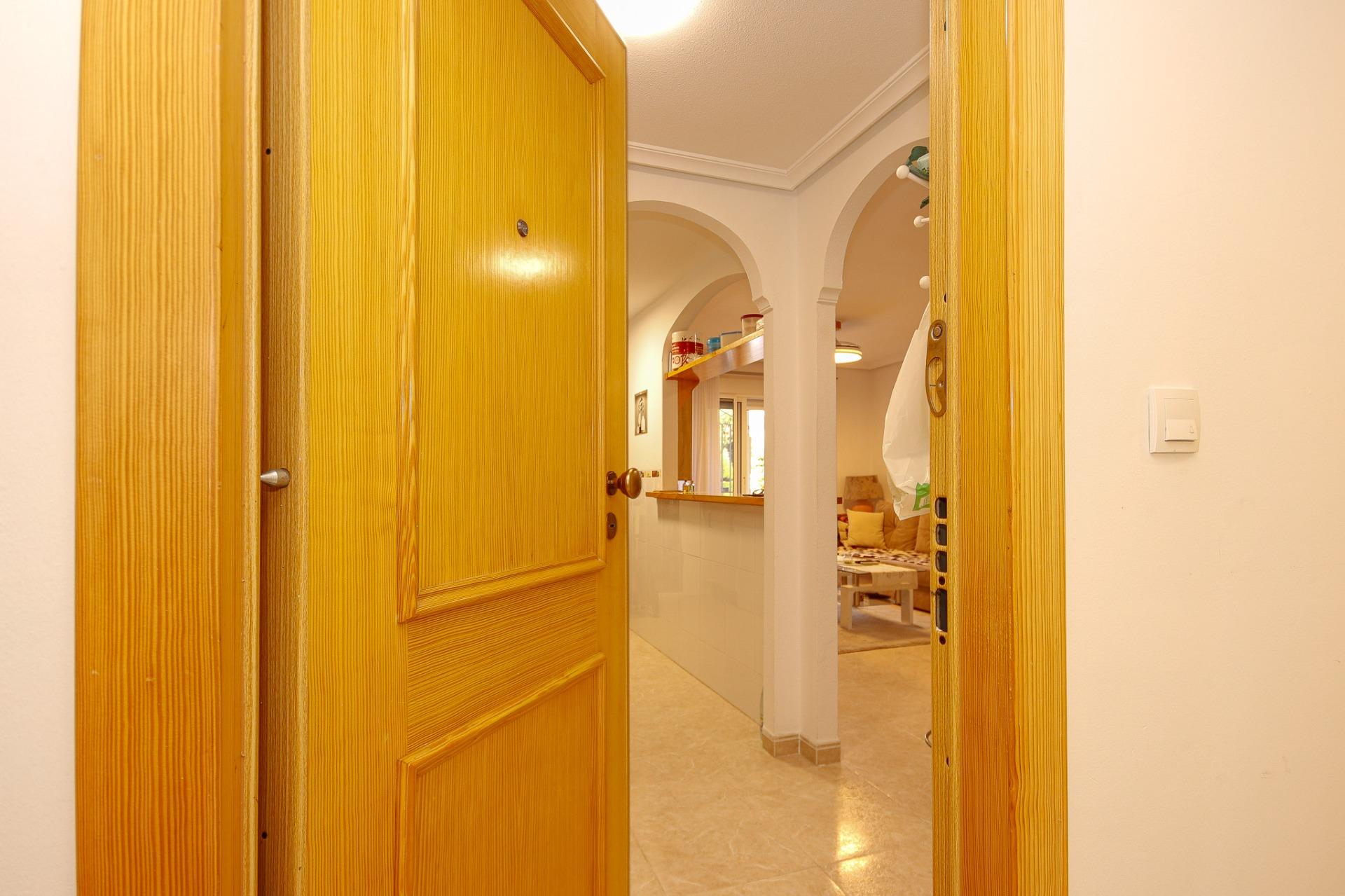 Bathroom with bath and wall tiles, 2-bedroom apartment, Playa Flamenca Norte