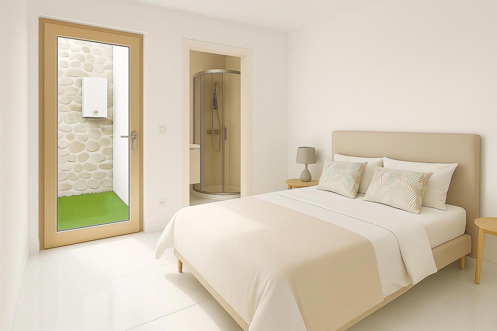 Second room view in studio townhouse, La Siesta, Torrevieja