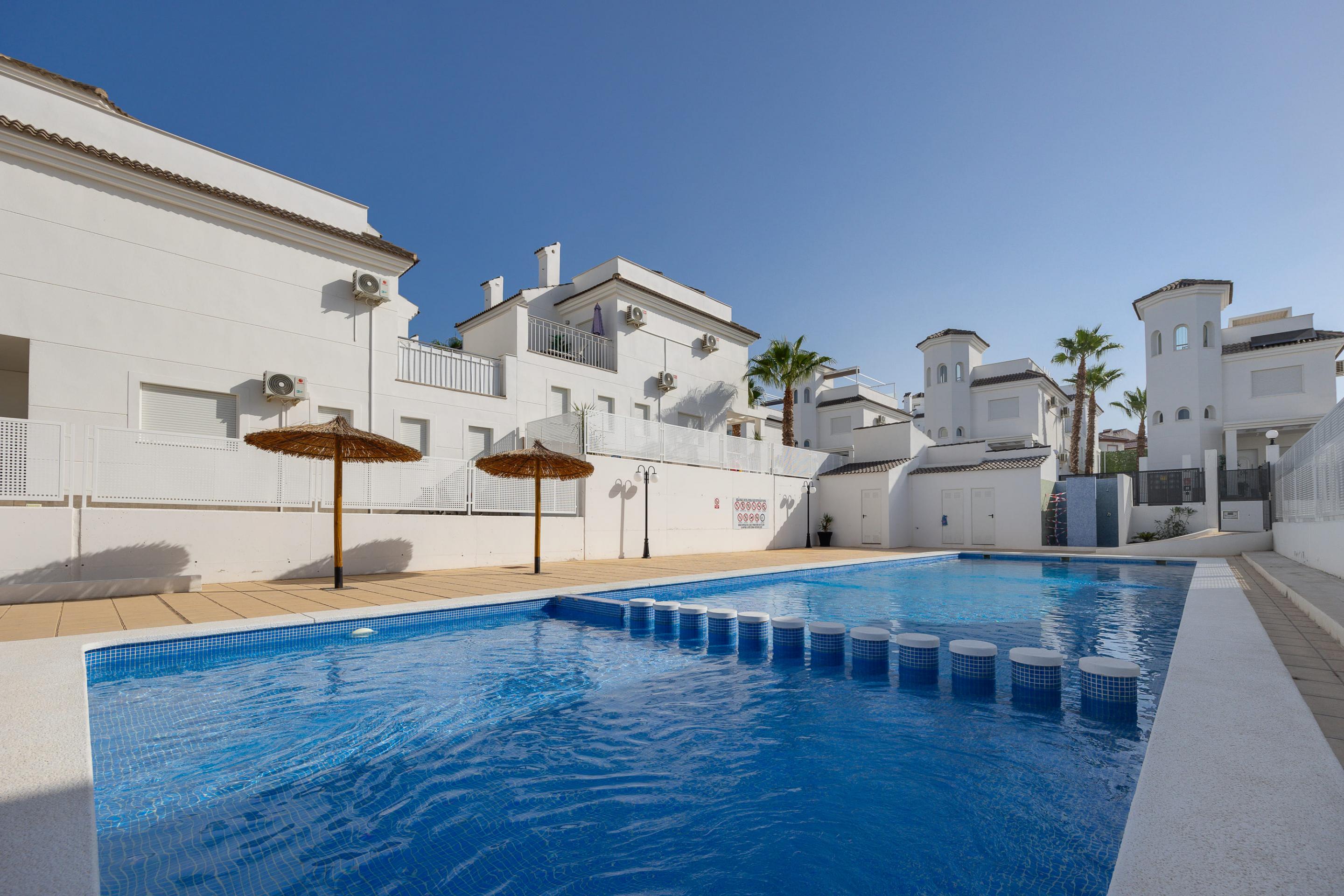 Bedroom with terrace access, 3-bedroom villa, La Marina