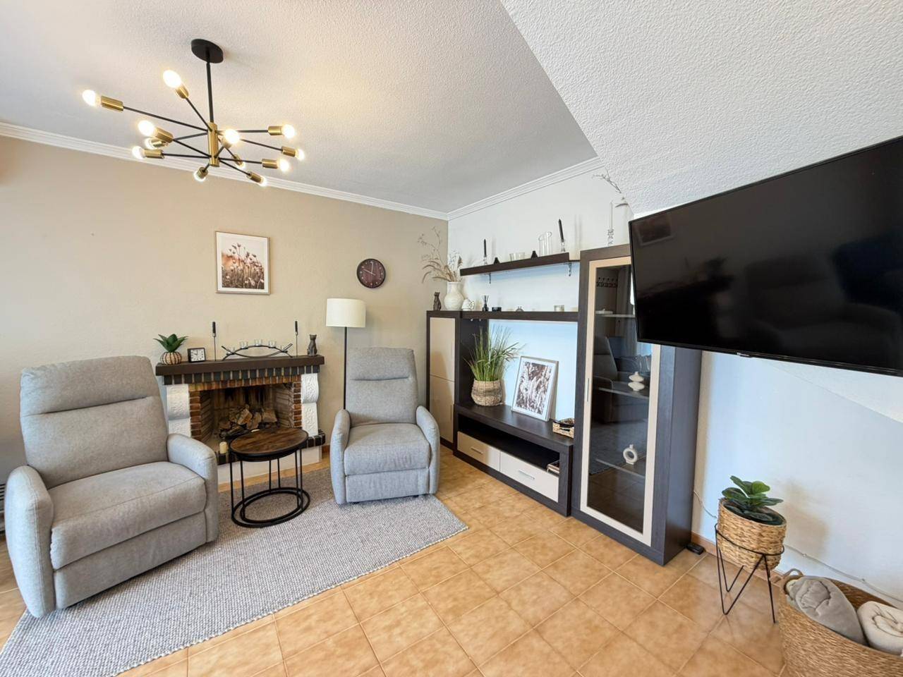 Living room in 3-bedroom villa, Los Frutales, Torrevieja