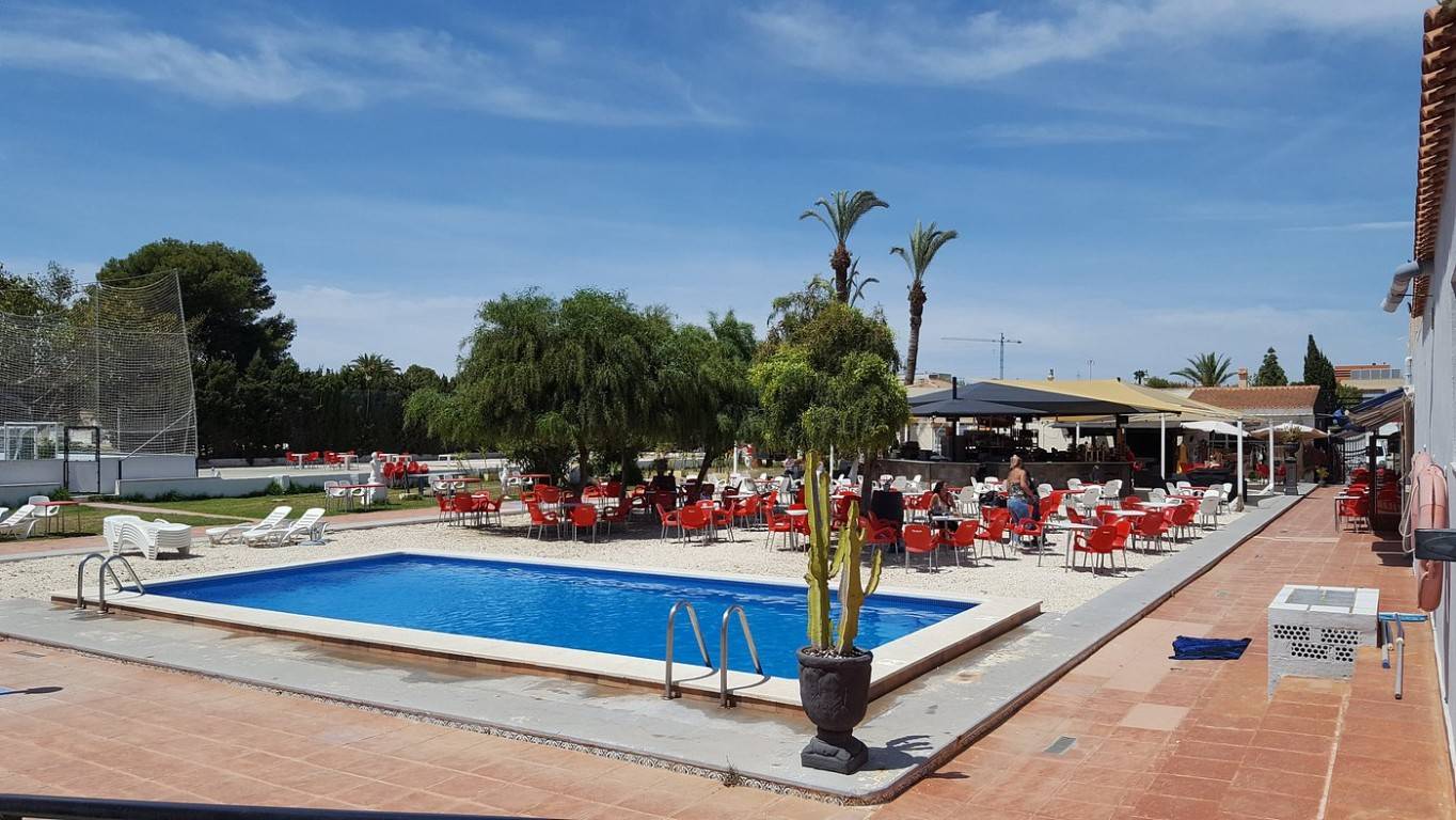 Outdoor area showing barbecue and terrace, Los Frutales, Torrevieja