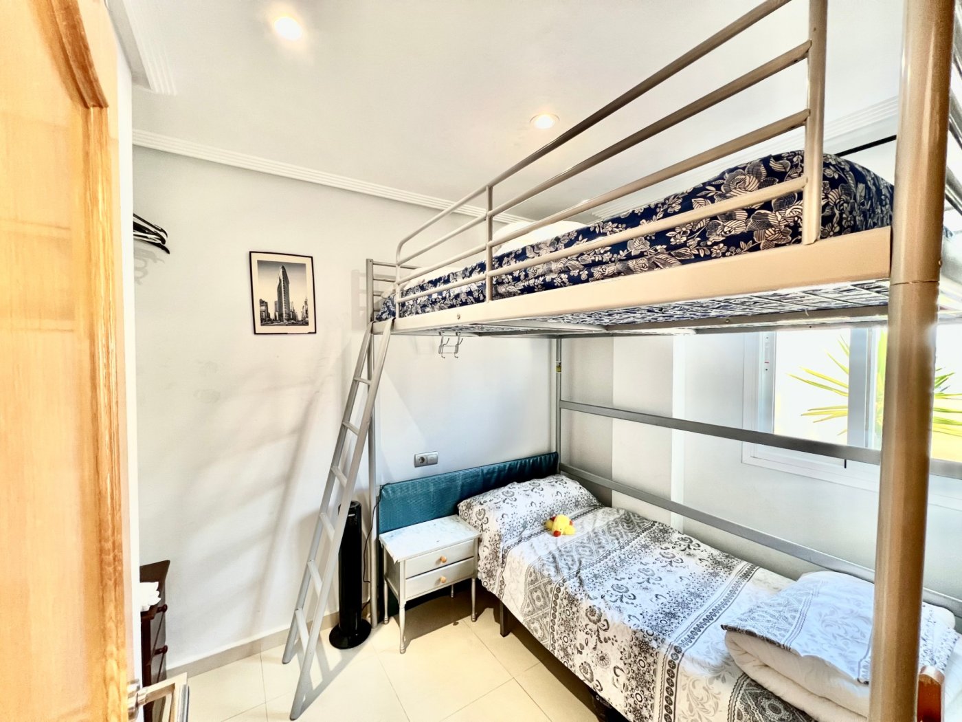 Terrace railing and rooftop view, 4th floor penthouse, Centro, Torrevieja